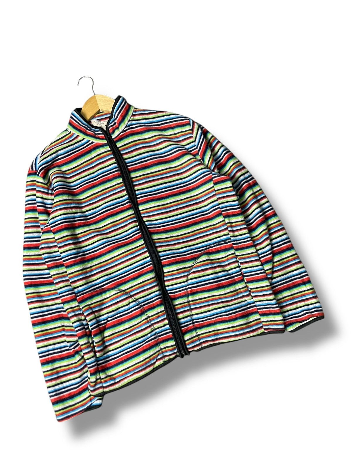 Japanese Brand × Vintage Vintage OLD MILL Fleece Zipper Jacket (81) Size US S / EU 44-46 / 1 - 4 Thumbnail