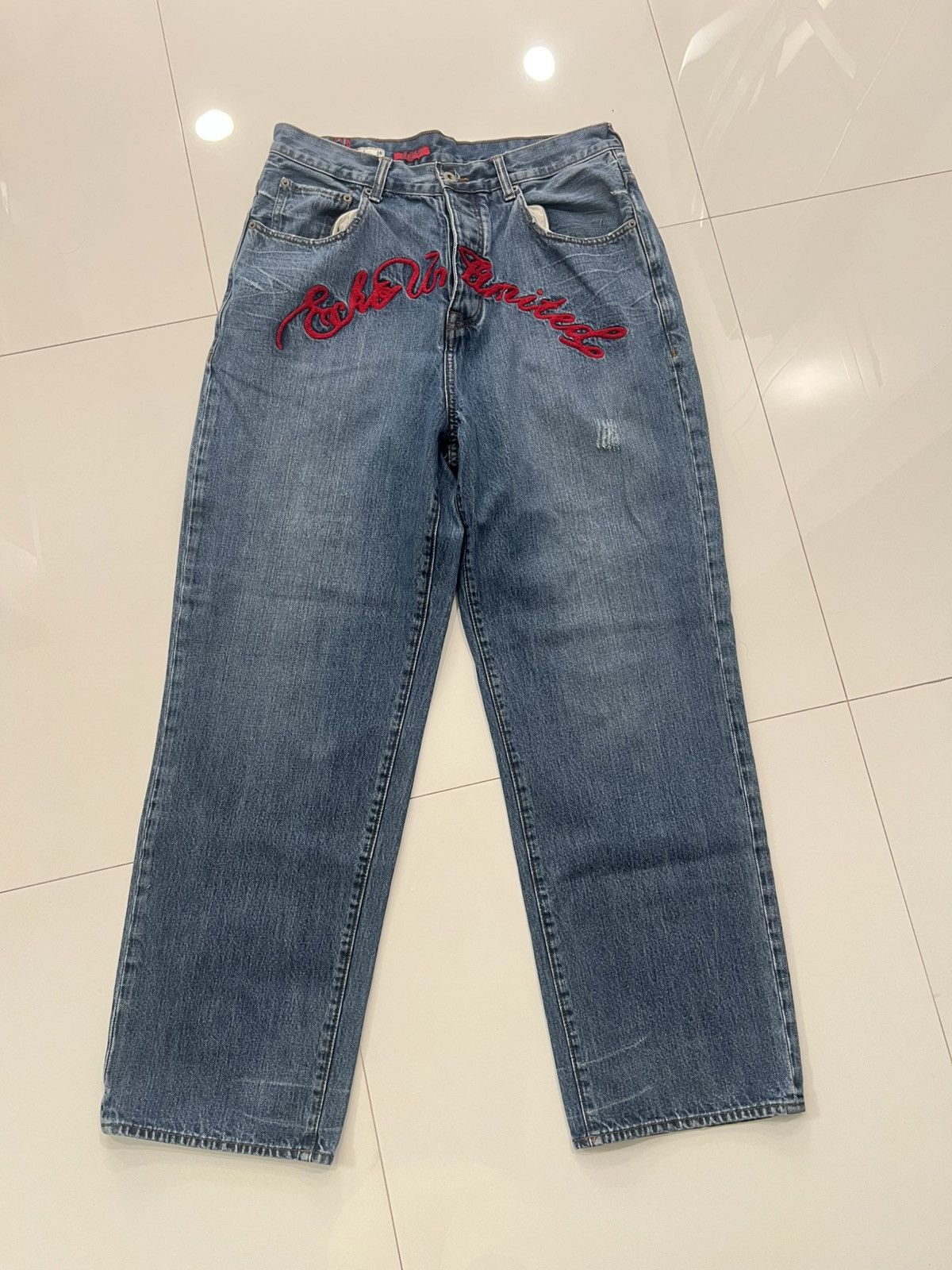 Ecko unltd vintage Y2K baggy denim jeans size 34