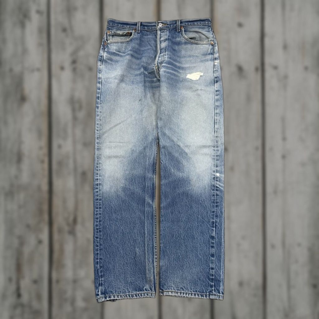 VINTAGE Levi's 501 Jeans Mens 36x36 Denim Straight Leg Regular