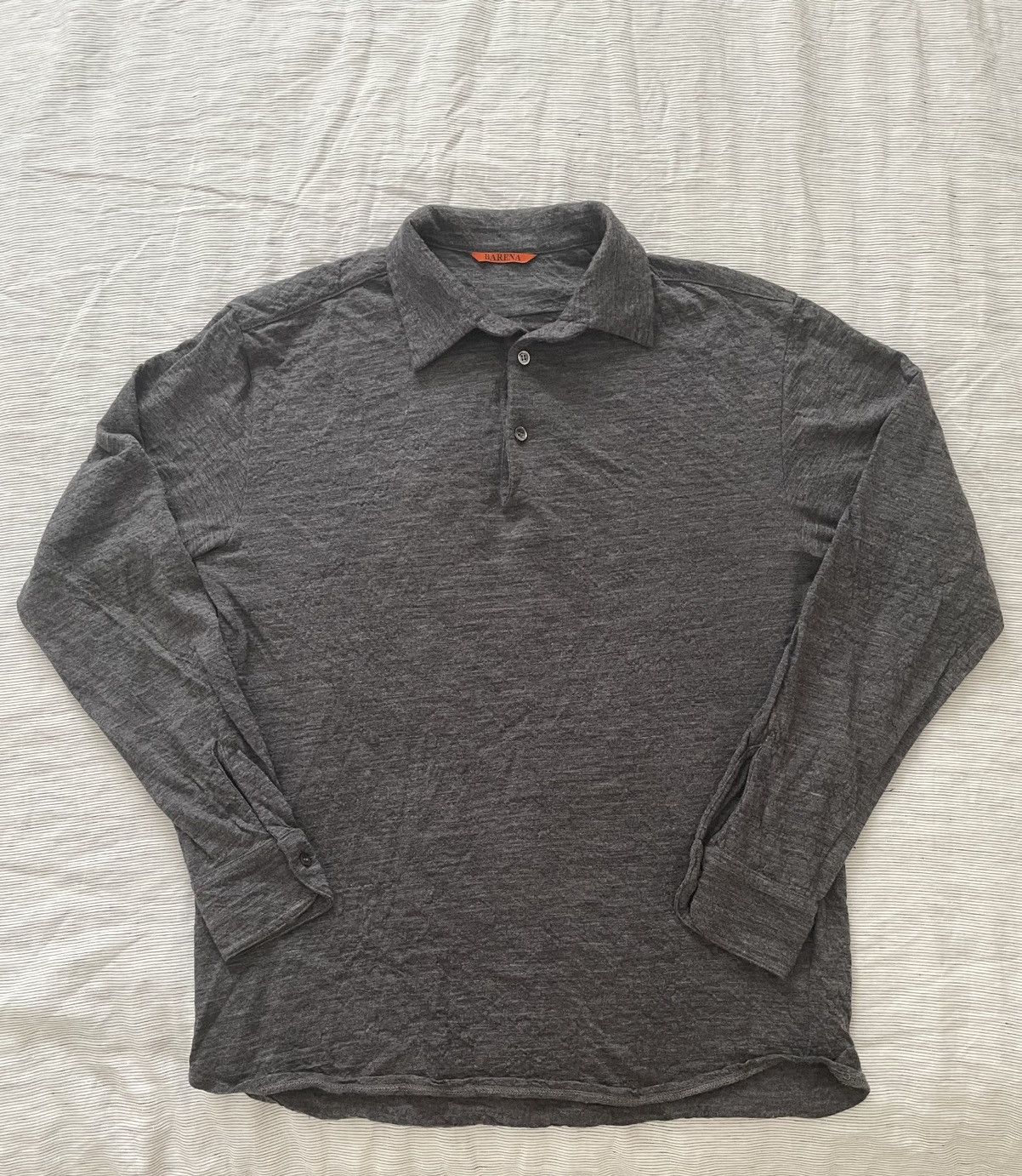 Barena Venezia Barena Venezia Long Sleeve Wool Top Dark Grey / Charcoal Size US M / EU 48-50 / 2 - 1 Thumbnail