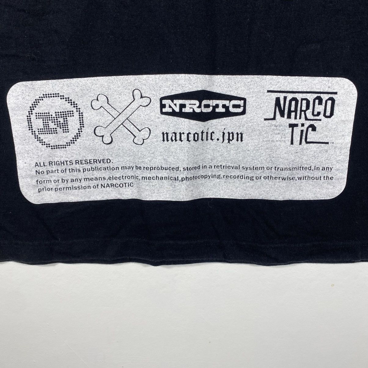 Japanese Brand Vintage 2003 NARCOTIC Japanese Streetwear Graphic Tee Shirt Size US L / EU 52-54 / 3 - 5 Thumbnail