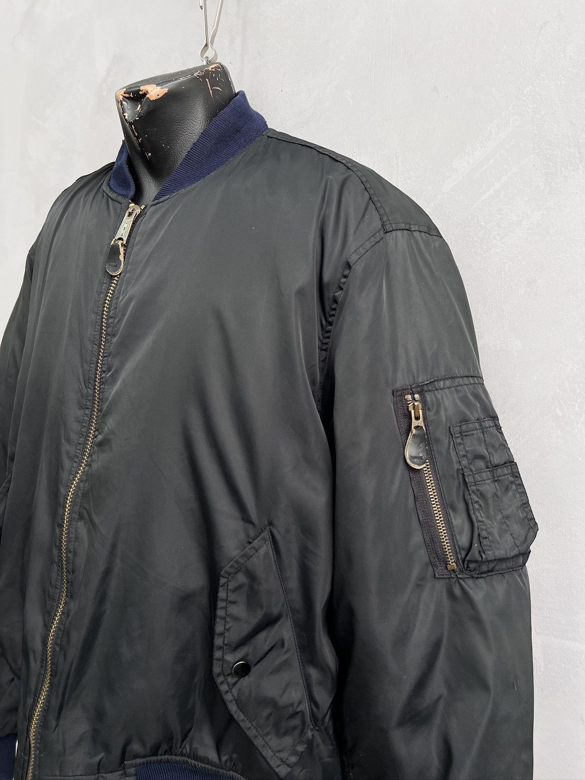 Schott Schott style ma 1 Bomber jacket y2k style hype Size US L / EU 52-54 / 3 - 3 Thumbnail
