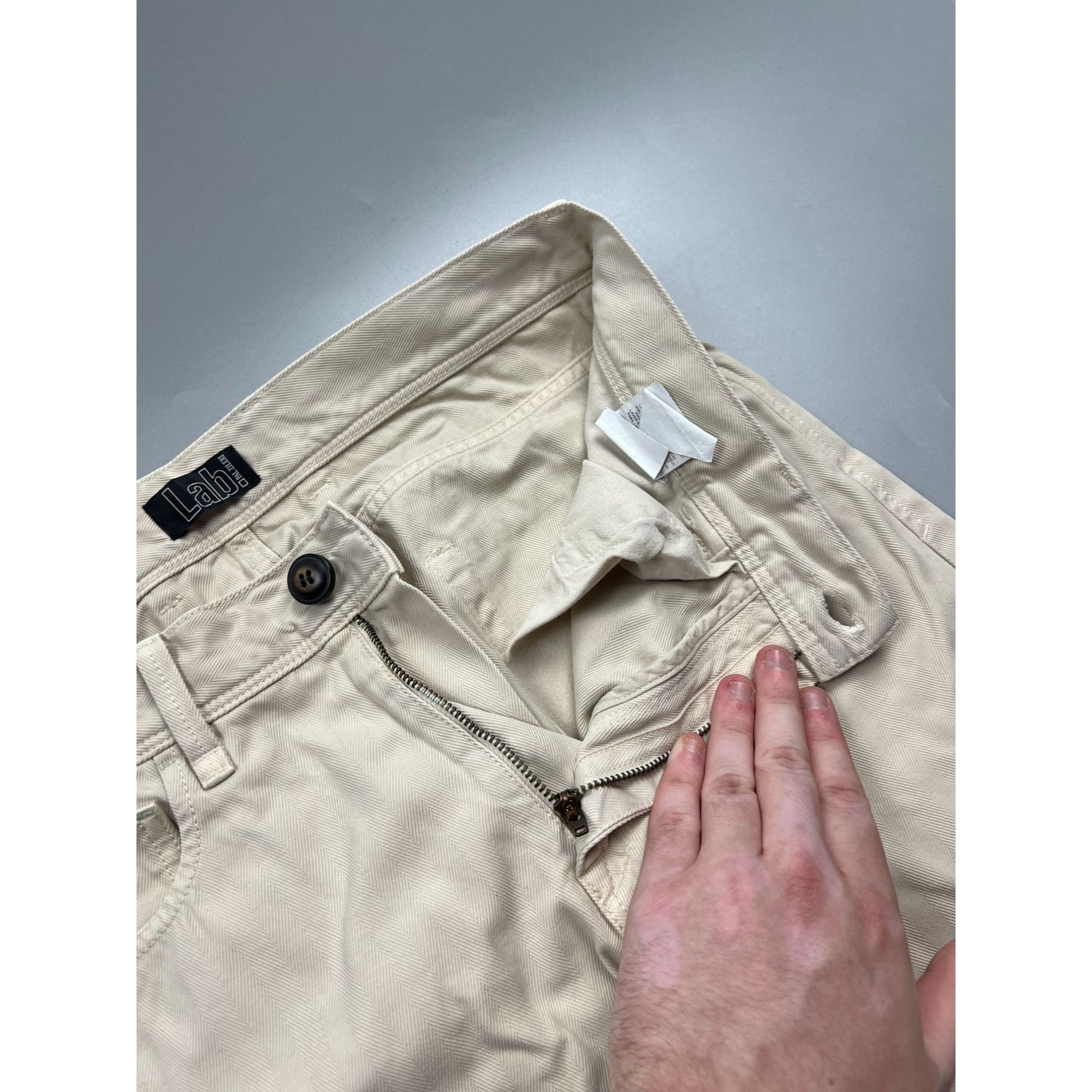 Pal Zileri Pal Zileri Lab Beige Denim Jeans Pants (Y0846) Size US 32 / EU 48 - 5 Thumbnail