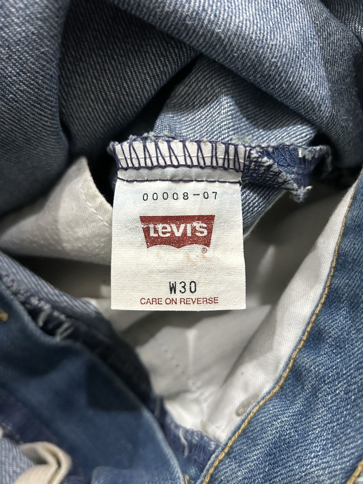 Levi's y2k Levis Engineered ‘TeenAge Riot’ Ads Poem Size US 28 / EU 44 - 8 Thumbnail