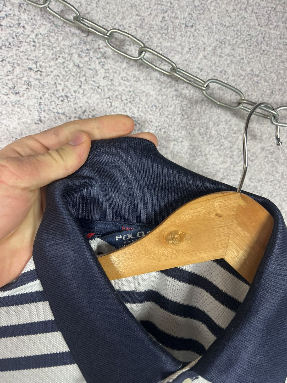 Polo Ralph Lauren Vintage Polo Ralph Lauren Golf Big Pony Striped Polo Shirt Size US XL / EU 56 / 4 - 6 Thumbnail