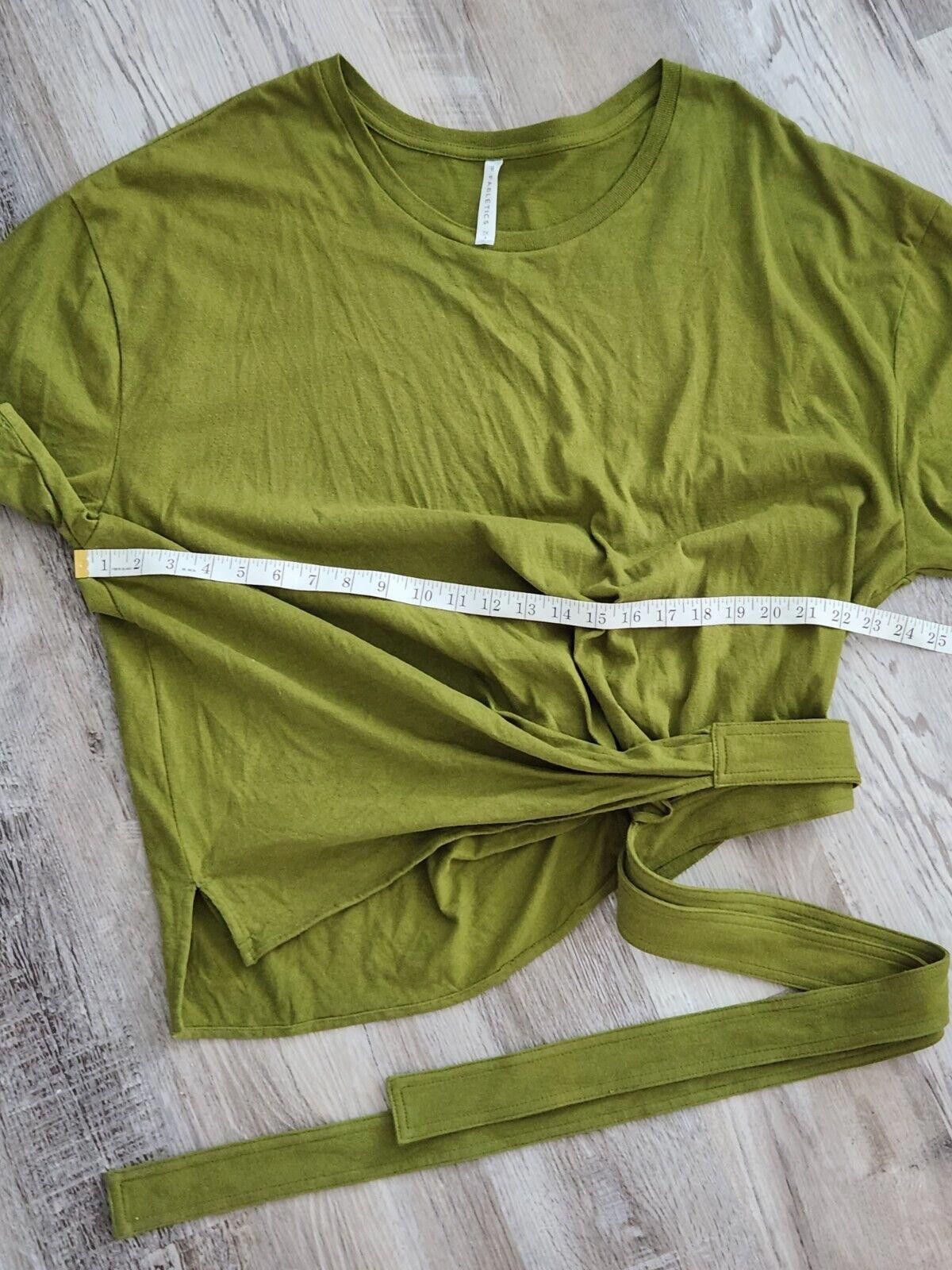 Fabletics Fabletics Rue Tie Shirt Plus Size 2x Green V Neck Wrap ss Size XXL / US 16-18 / IT 52-54 - 6 Thumbnail