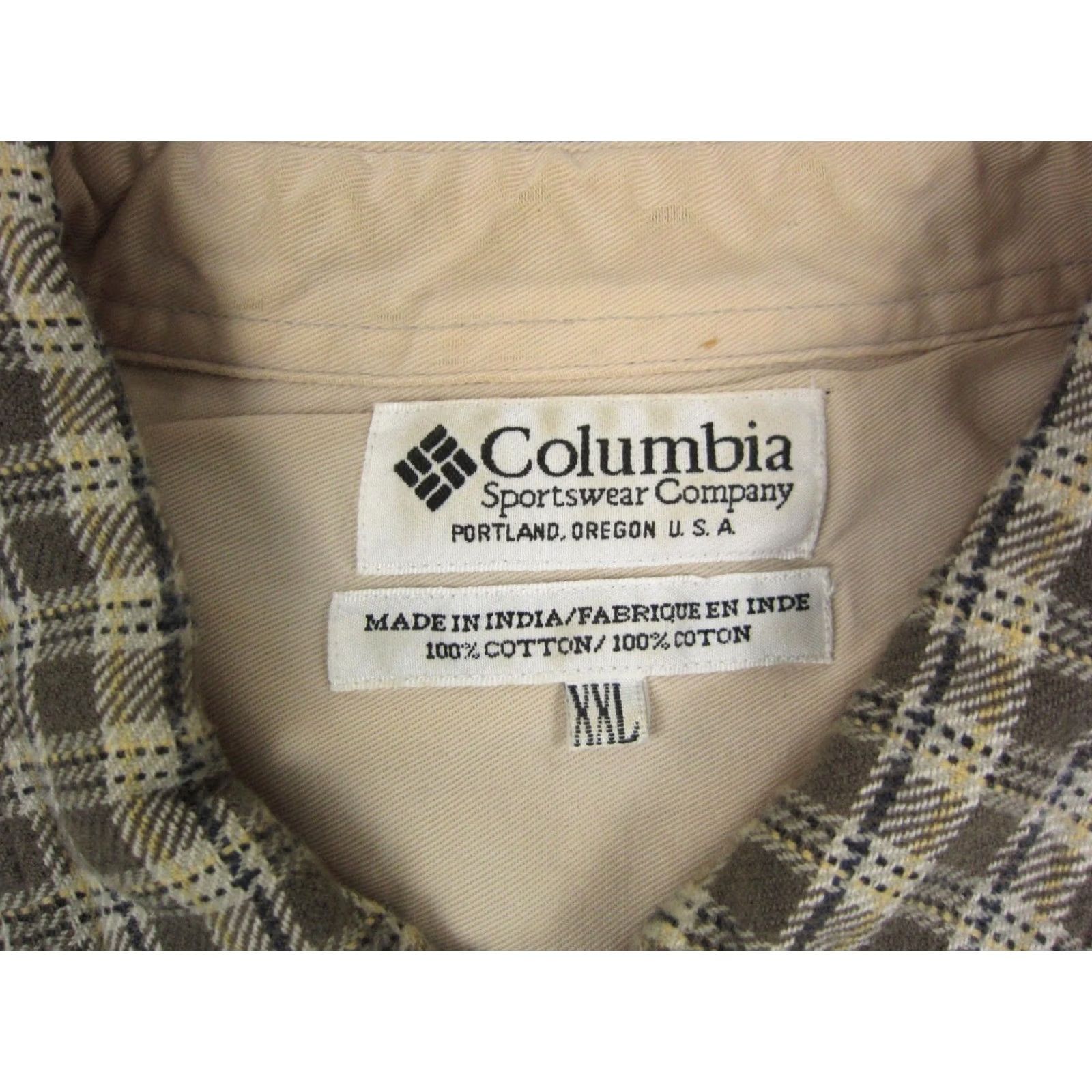 Vintage Columbia Shirt Adult 2XL Green Check Flannel Fishing Casual Mens Outdoor Button-Up Long Sleeve Collared 2XL Green Pattern Check Vintage Size US XXL / EU 58 / 5 - 3 Thumbnail