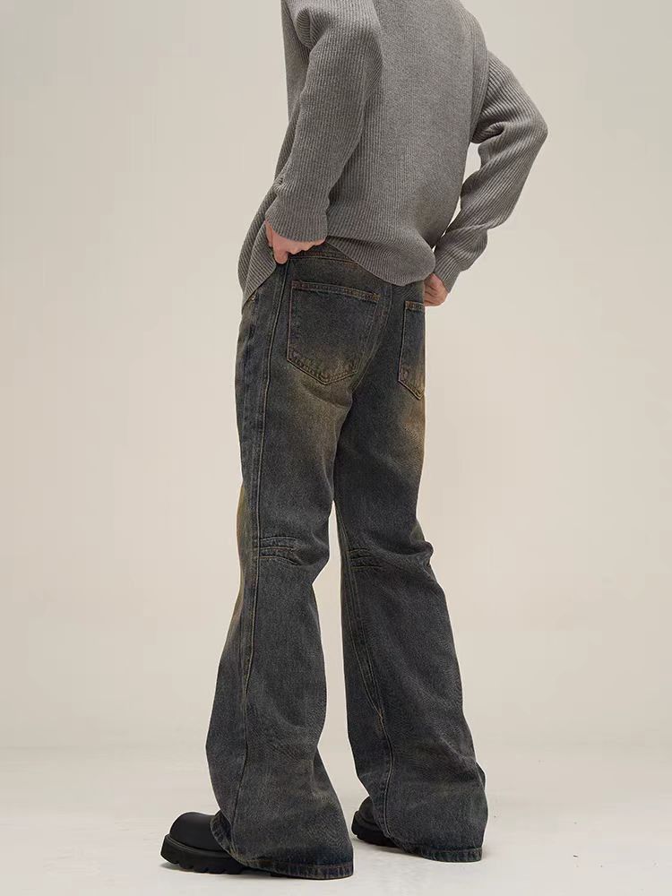 Japanese Brand × Jean Vintage micro flare street jeans Size US 32 / EU 48 - 2 Thumbnail