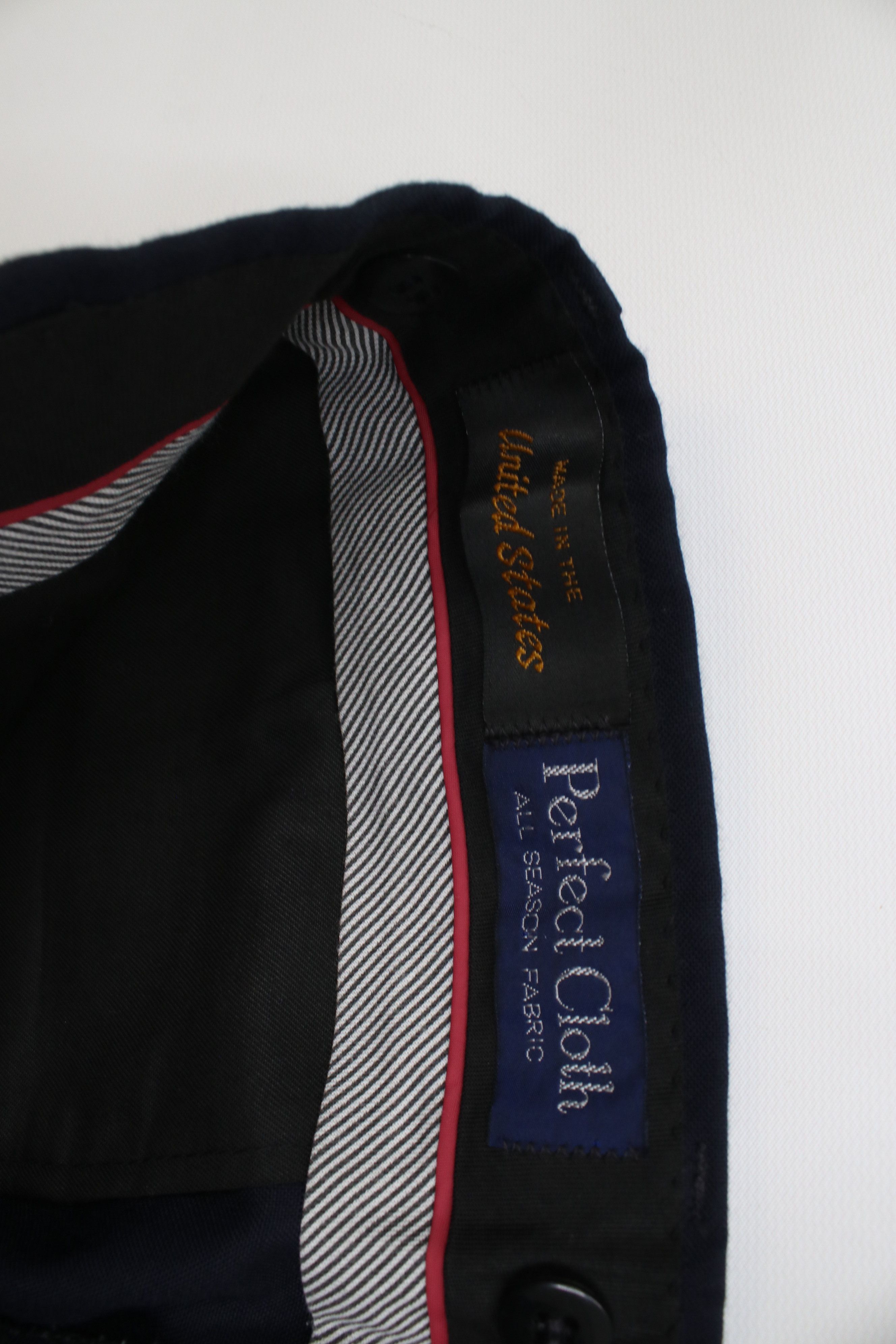 Vintage Vintage 70s Streetwear Wool Wide Leg Chino Pants Blue USA Size US 32 / EU 48 - 6 Thumbnail