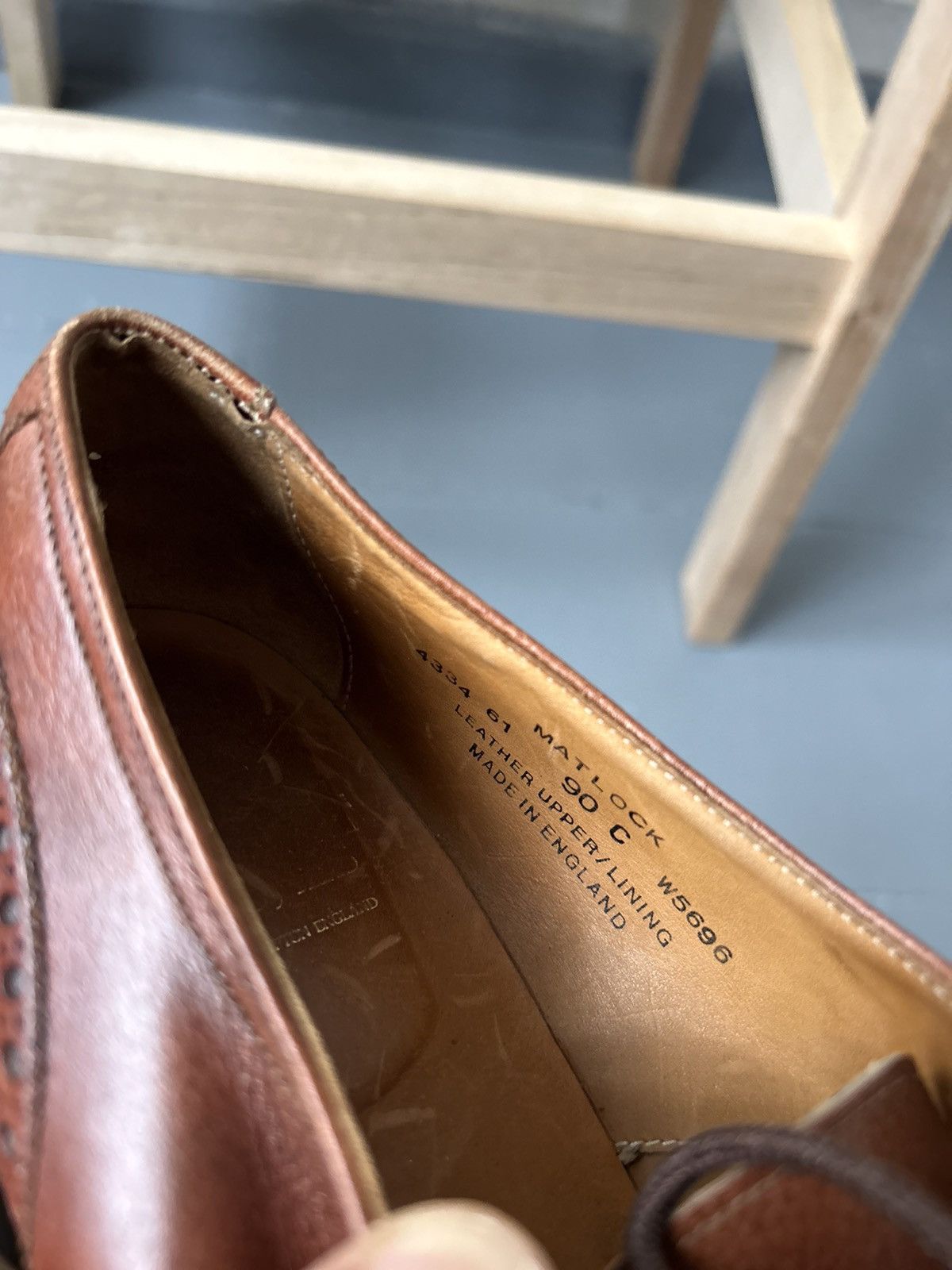 Crockett & Jones × J.M. Weston Crockett & Jones Brown Brogue Shoes Size US 9 / EU 42 - 7 Thumbnail