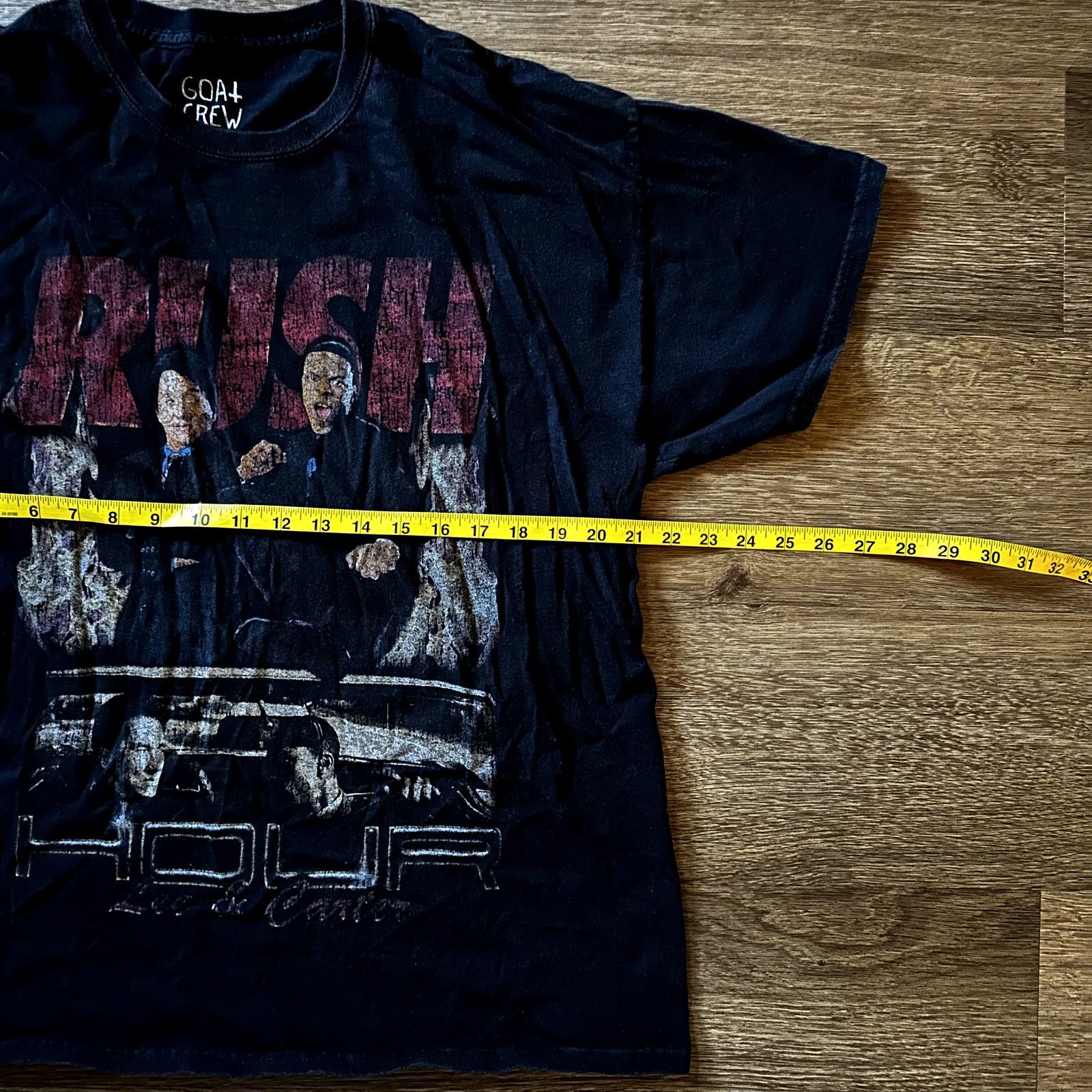 GOAT Crew Black Rush Hour T shirt Size US L / EU 52-54 / 3 - 3 Thumbnail