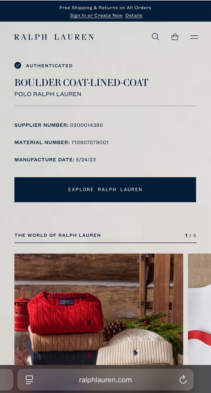 Polo Ralph Lauren 🇺🇸❗️NEW Polo Ralph Lauren Plaid Wool Puffer Down Coat Jacket Size US L / EU 52-54 / 3 - 23 Thumbnail