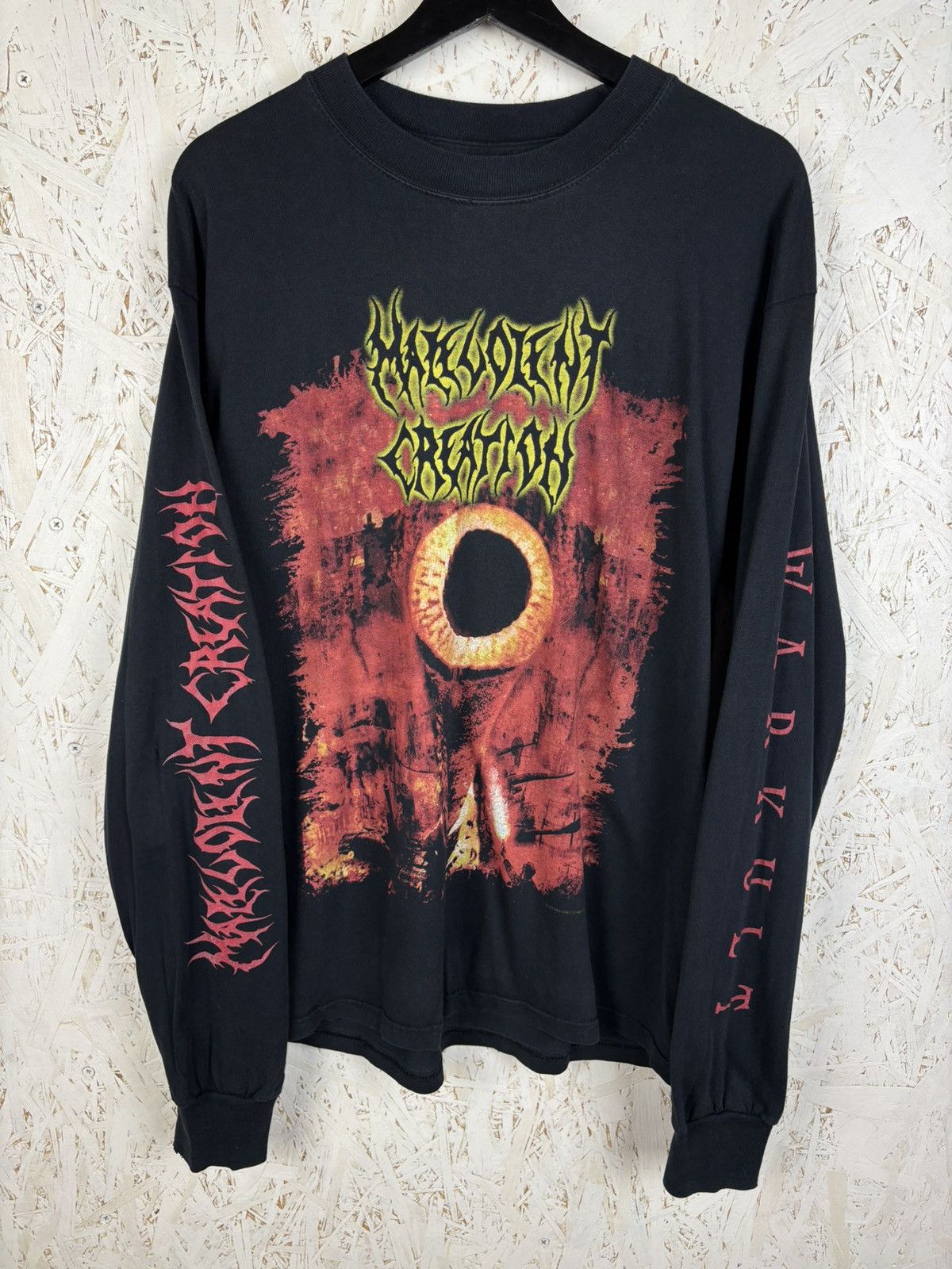 Band Tees 00s Malevolent Creation Warkult 2005 Tour Metal Long Sleeve Size US L / EU 52-54 / 3 - 1 Thumbnail