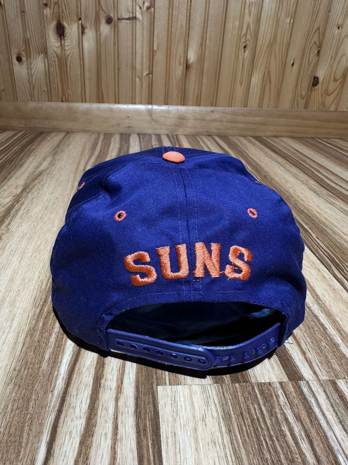 NBA Vintage 90’s Phoenix Suns Blue and Orange Cap Size ONE SIZE - 3 Thumbnail