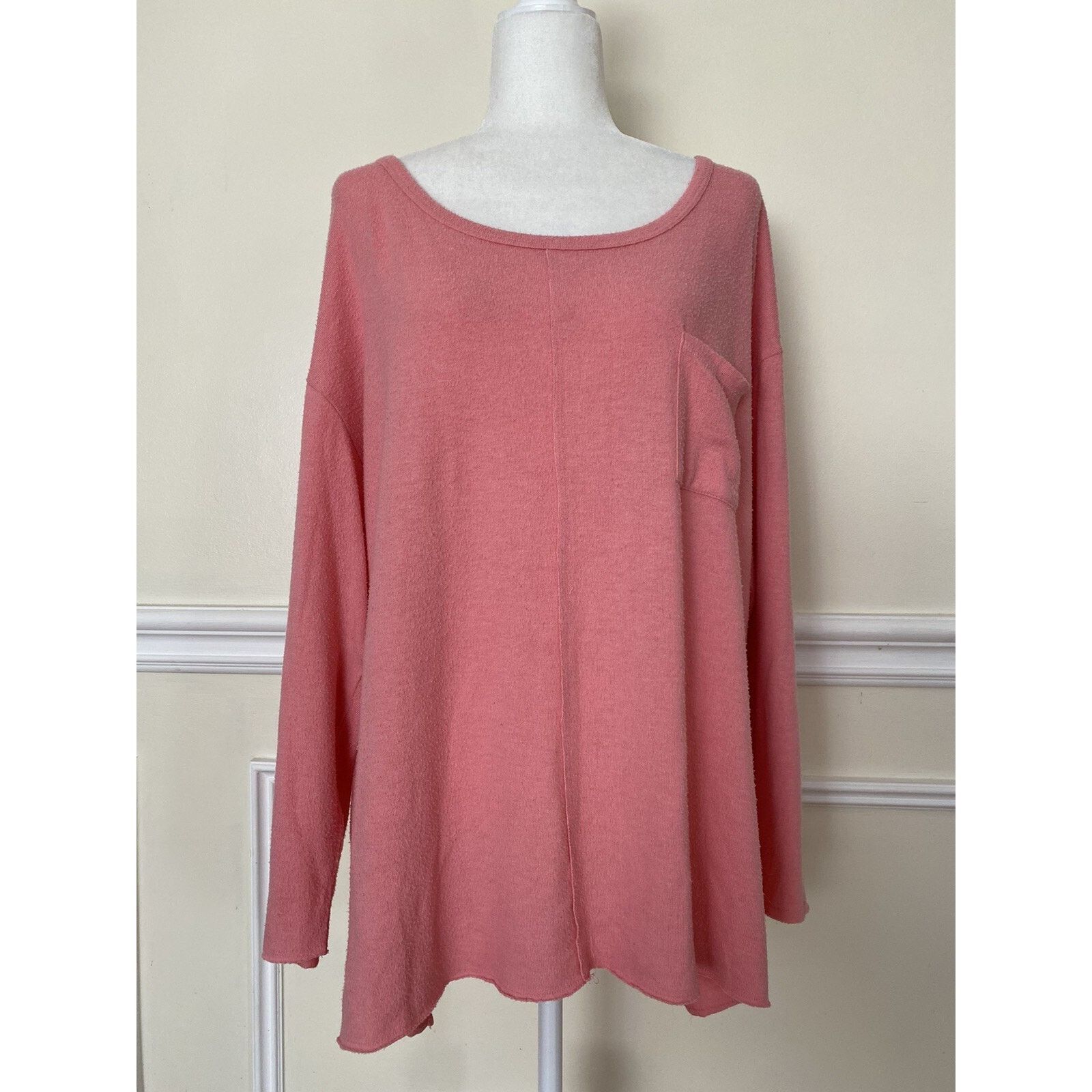 Pink Caslon pink made in Quatemala size 1X Women Sweater A003026 Size ONE SIZE - 1 Thumbnail