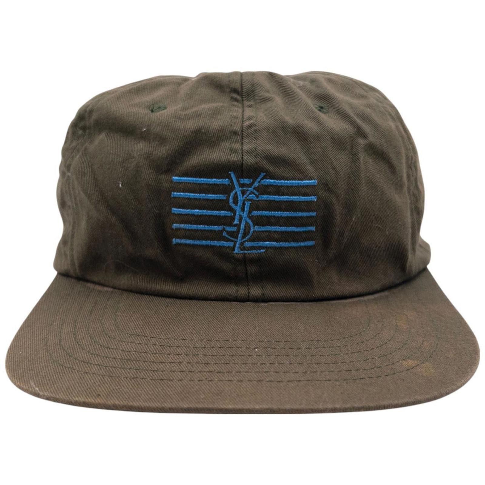 Yves Saint Laurent Vintage YSL Yves Saint Laurent Embroidered Hat Size ONE SIZE - 2 Thumbnail