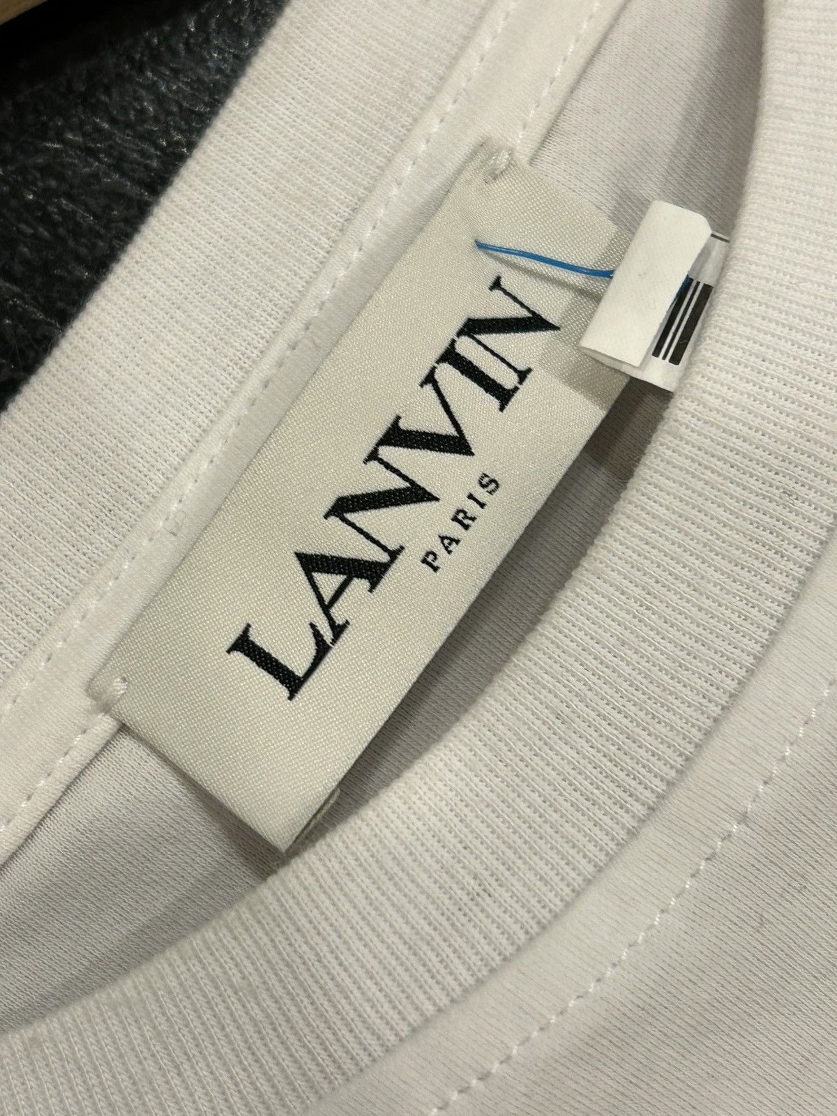 Lanvin Lanvin Embroidered Tee - White Size US L / EU 52-54 / 3 - 3 Thumbnail