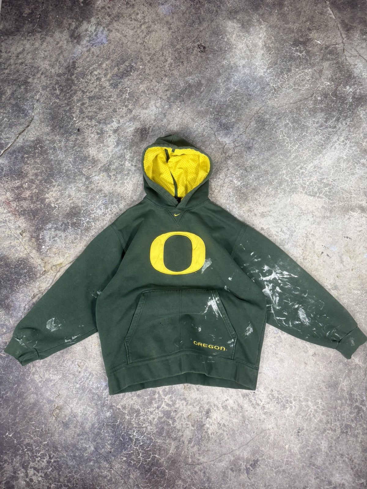 Nike × Vintage Vintage Distressed Nike Oregon Hoodie Size US M / EU 48-50 / 2 - 1 Thumbnail