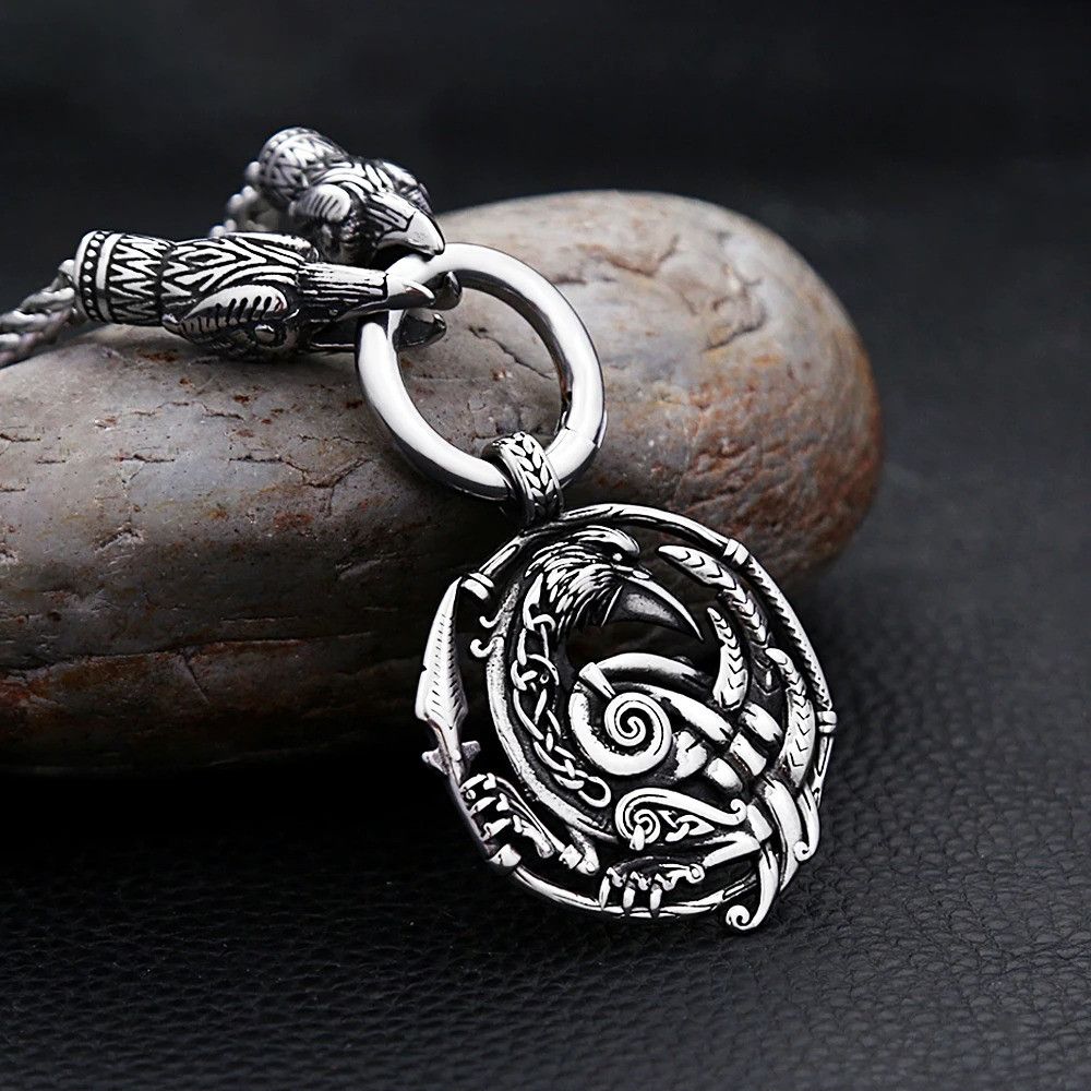 Other Vikings Raven Pendant Necklace Size ONE SIZE - 4 Thumbnail