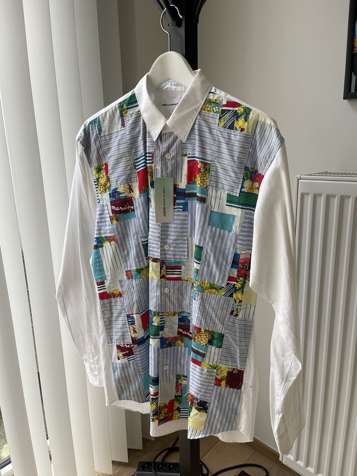 Comme des Garcons Comme Des Garcons Shirt SS13 Hawaiian Patchwork Shirt Size US L / EU 52-54 / 3 - 2 Thumbnail