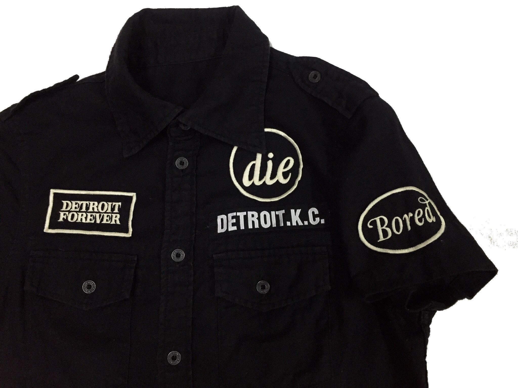 Hysteric Glamour HYSTERIC GLAMOUR DETROIT FOREVER DIE JAPAN SHIRT Size S / US 4 / IT 40 - 5 Thumbnail