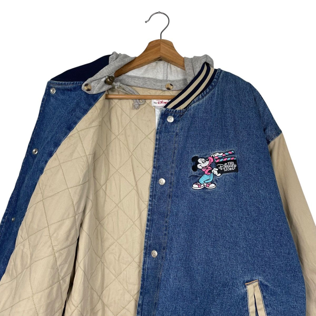 Disney The Disney Store Denim Varsity Jacket Size US L / EU 52-54 / 3 - 11 Thumbnail