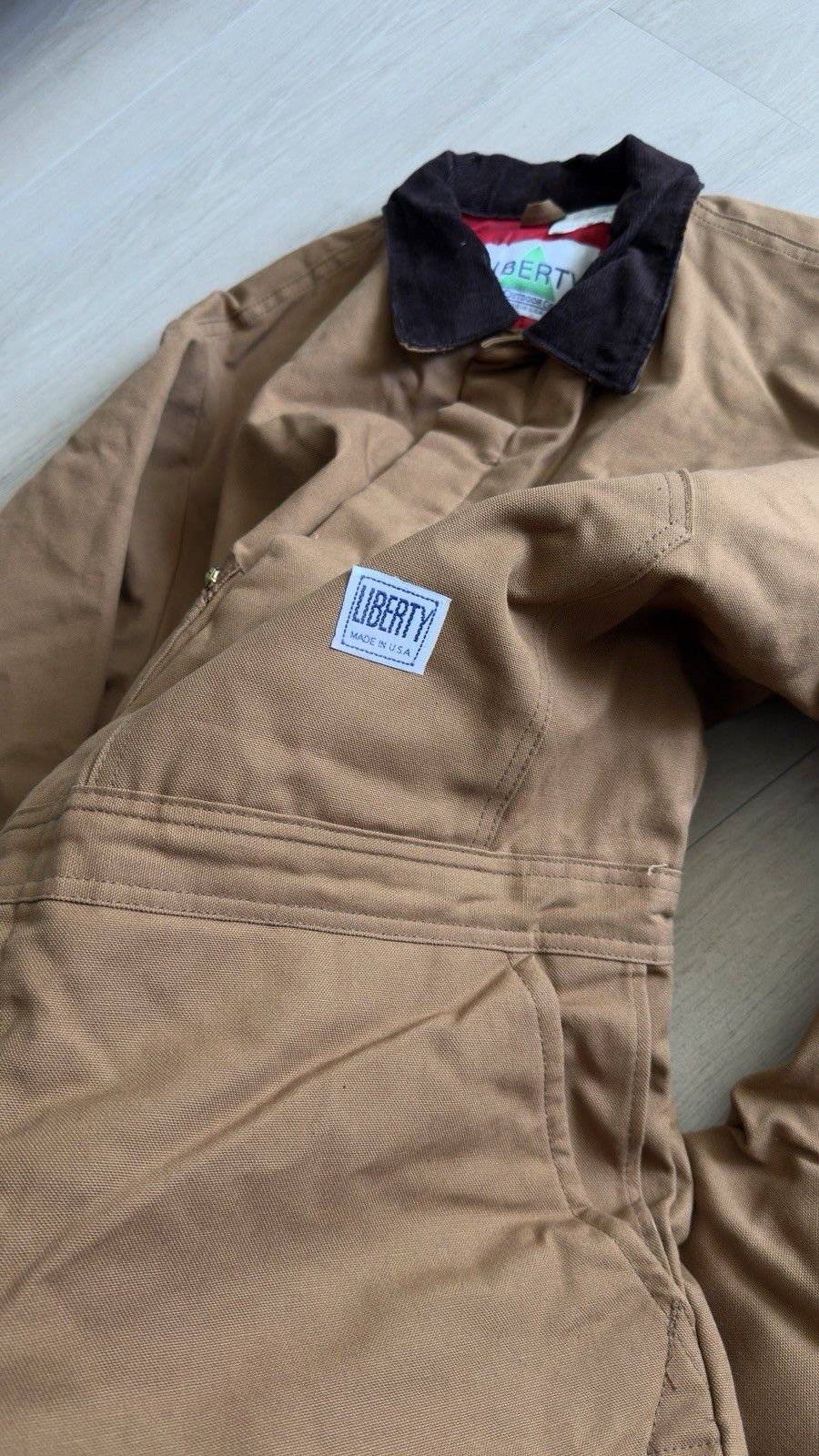 Liberty Vintage Liberty Mens Overalls Jumpsuit Canvas Workwear USA Size US 36 / EU 52 - 4 Thumbnail
