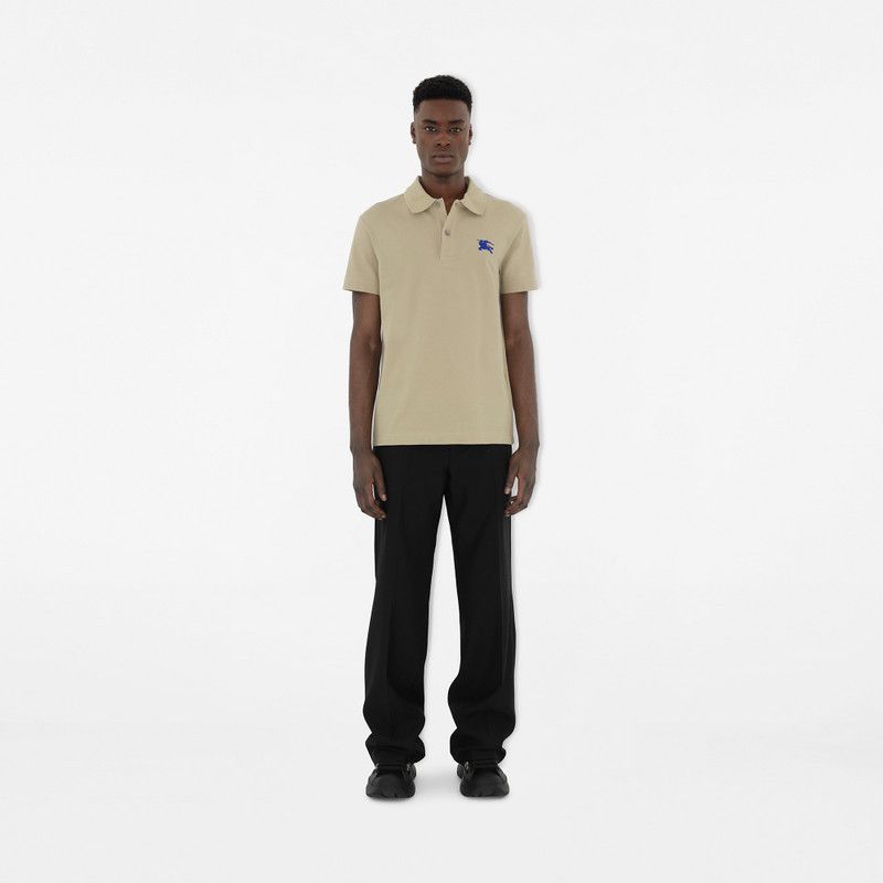 Burberry o1B3y1r0426 Cotton Polo Shirt in Beige Size US M / EU 48-50 / 2 - 2 Thumbnail