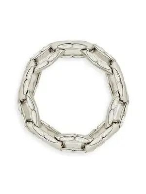 Saint Laurent Paris o1bcso1str0226 Size:M/Chain Bracelet In Metal in Silver Size ONE SIZE - 2 Thumbnail