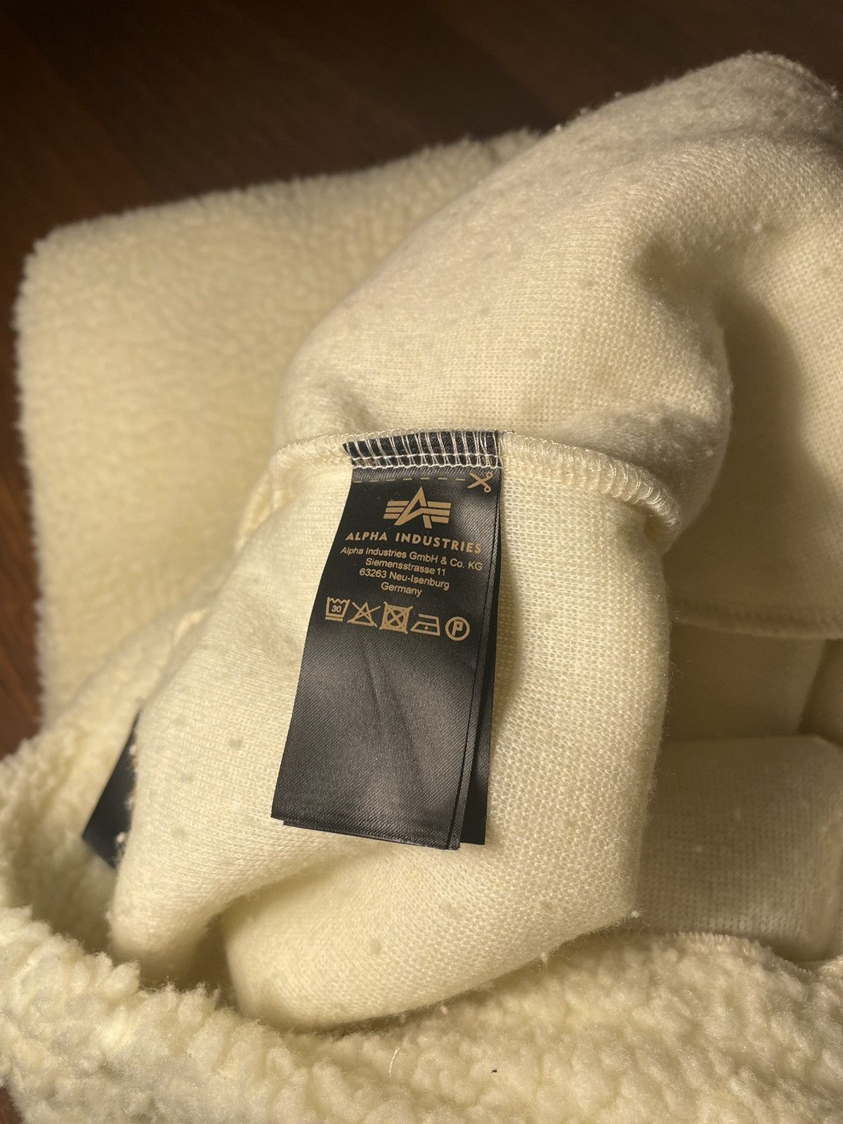 Alpha Industries × Vintage Teddy Jogger Pluszowe Spodnie Alpha Industries Size US 34 / EU 50 - 7 Thumbnail