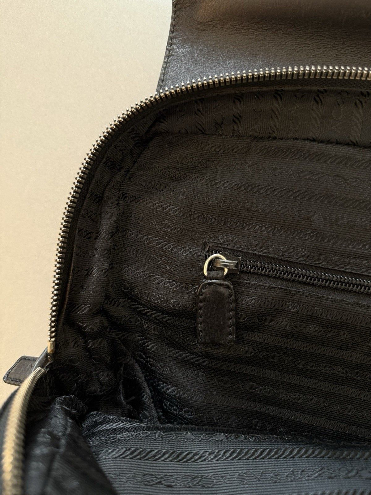 Prada Vintage 1997 Prada Bag Briefcase Mens Handbags Leather Nylon Size ONE SIZE - 24 Thumbnail