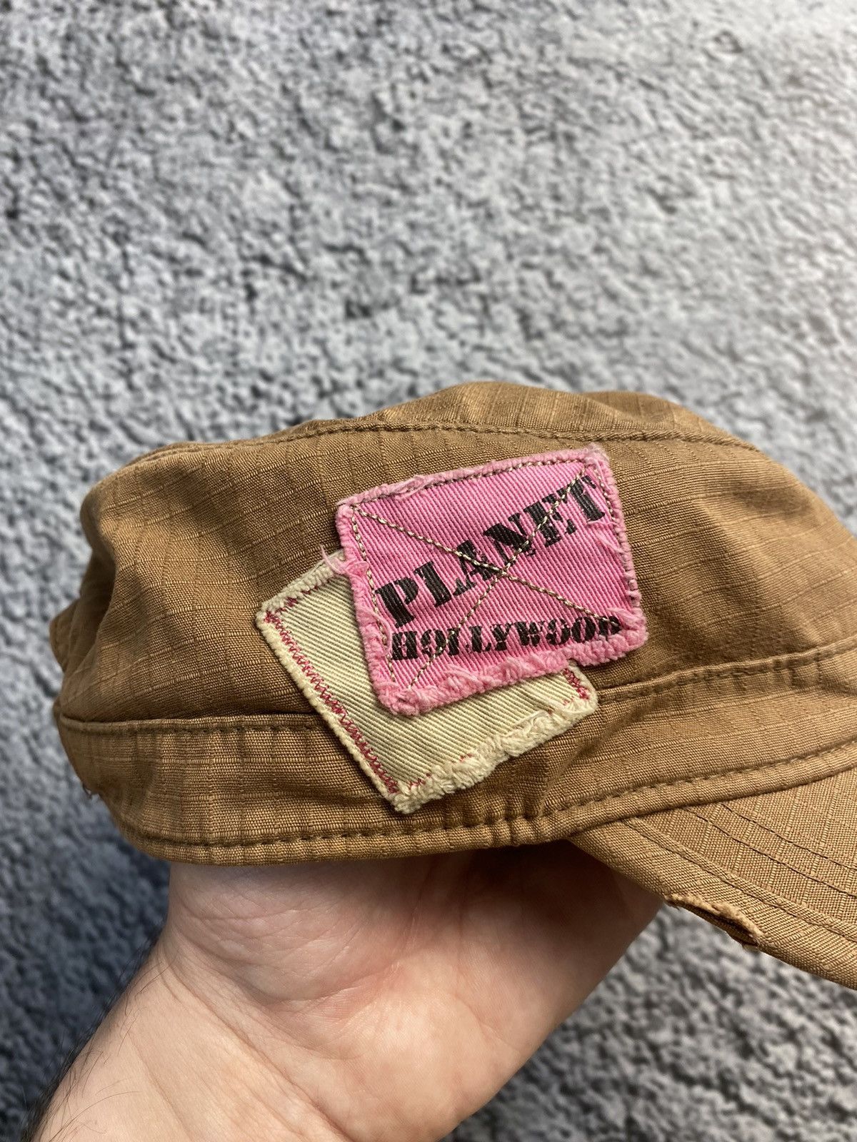 Planet Hollywood × Vintage Planet Hollywood Vintage 1998 Distressed Brown Cap Size ONE SIZE - 2 Thumbnail