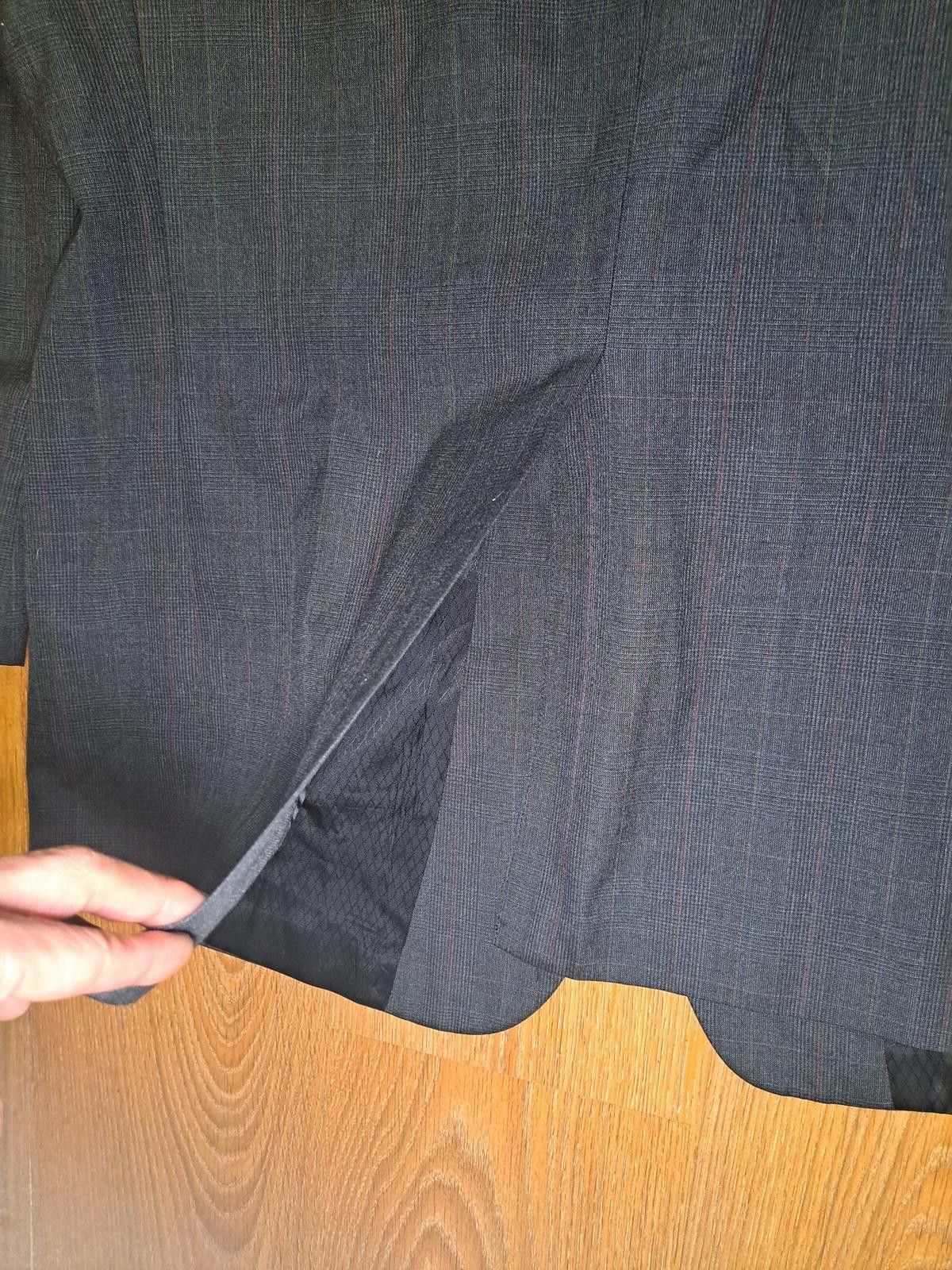 Hart Schaffner Marx Hart Schaffner Marx Sport Coat Mens 46R Gray Glen Plaid Size 46R - 8 Thumbnail