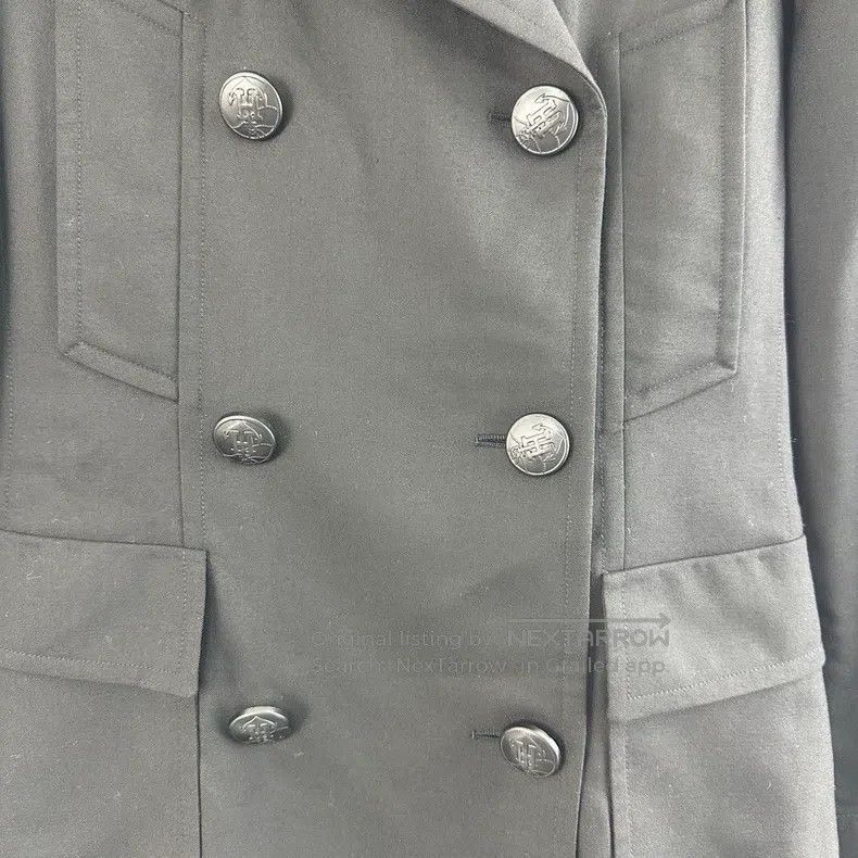 Hermes Hermes Black ladies' double-breasted short jacket Size XS / US 0-2 / IT 36-38 - 6 Thumbnail