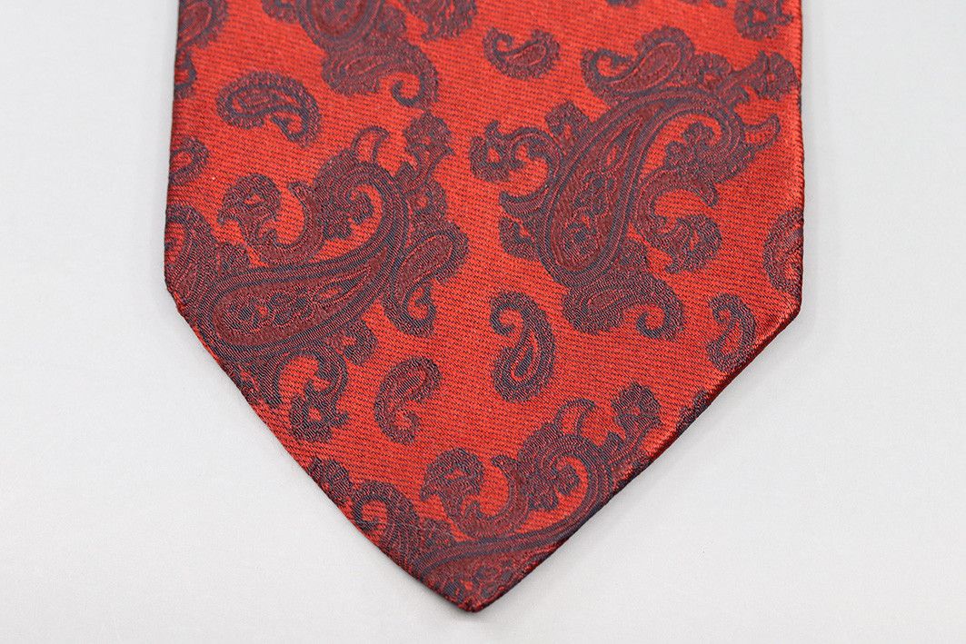 Joop! Vintage JOOP! Red Paisley Silk Tie – Made in Italy Size ONE SIZE - 6 Thumbnail