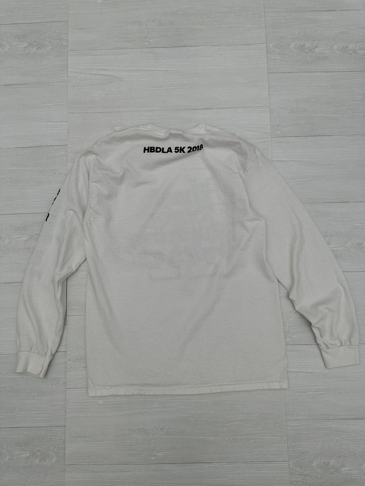 Gildan Los Angeles Thank You For Running With Us Tee White LS Size US M / EU 48-50 / 2 - 3 Thumbnail