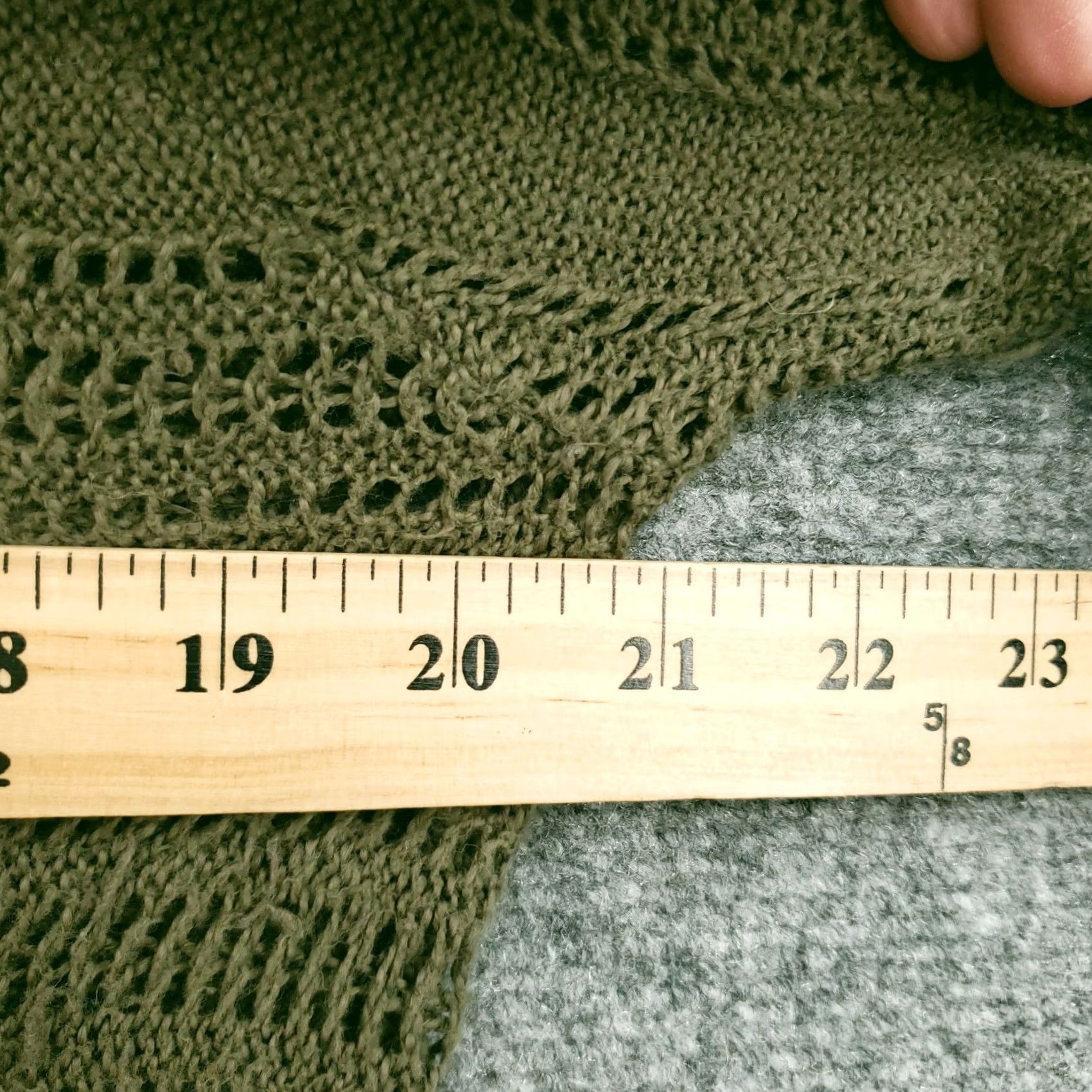 Lucky Brand Lucky Brand Sweater Medium M Green V Neck Knit Long Sleeve Pullover Jumper Women Size M / US 6-8 / IT 42-44 - 5 Thumbnail