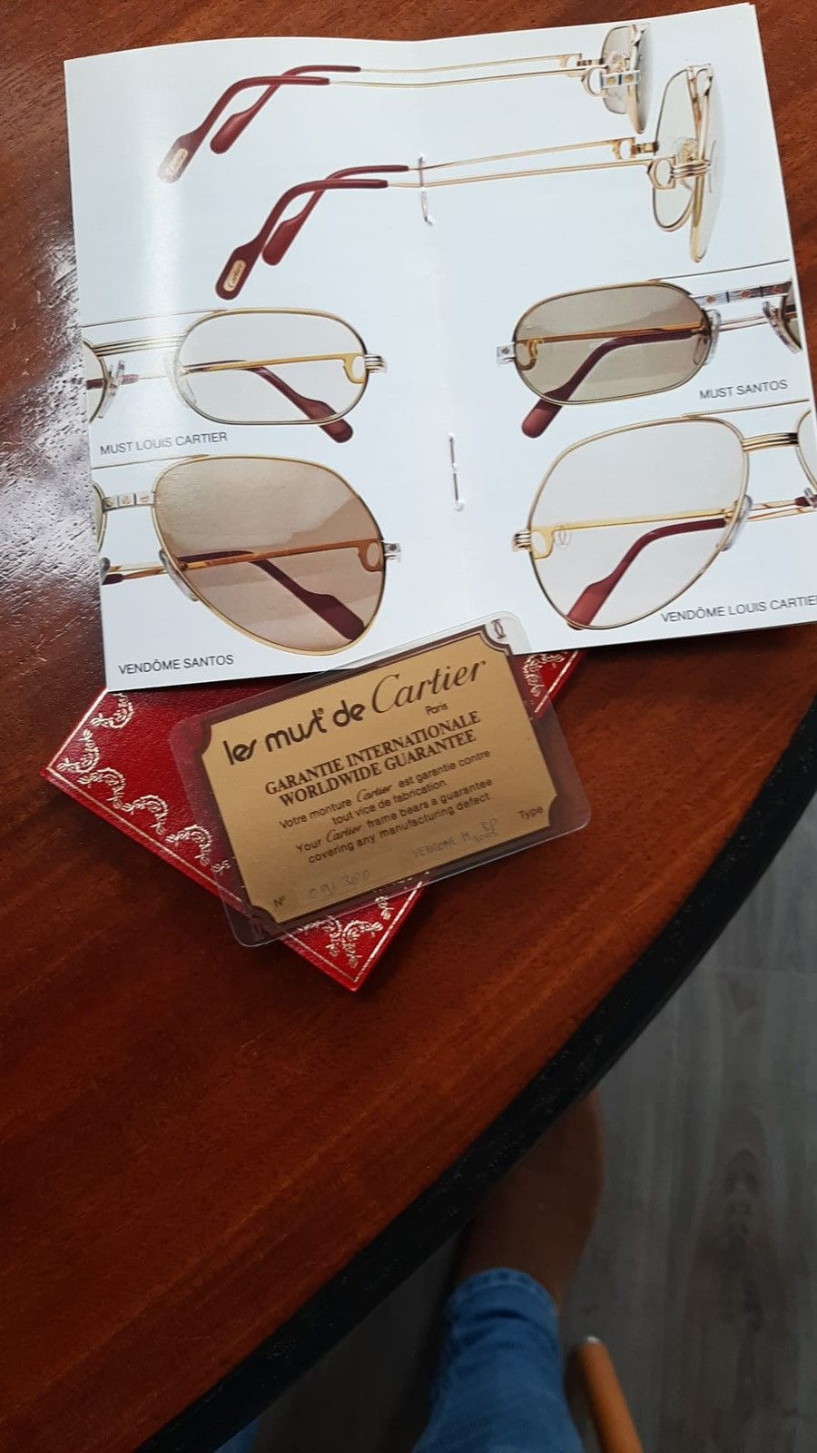 Cartier Vintage 90’s Cartier Vendome Louis 22k Gold Plated Glasses Size ONE SIZE - 9 Thumbnail