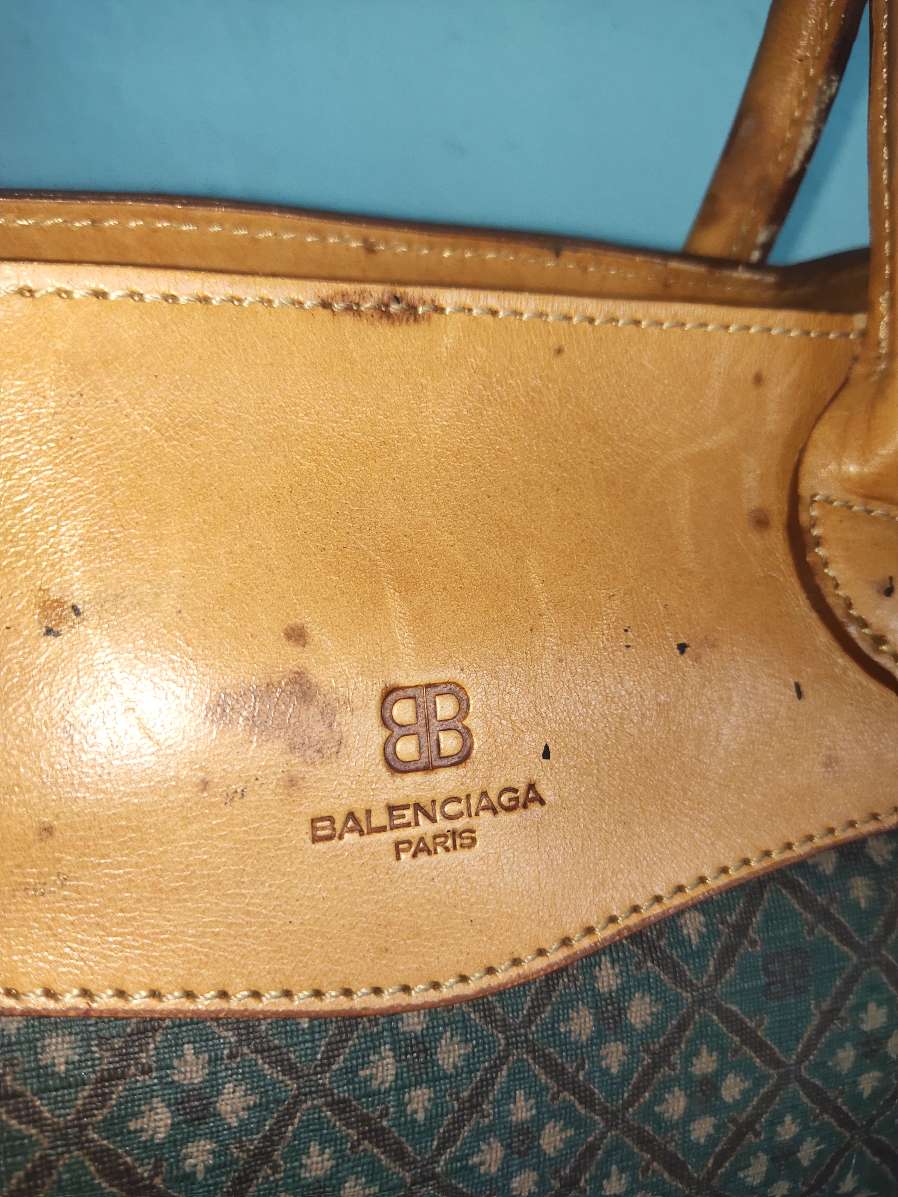 Balenciaga × Vintage Vintage 90s Balenciaga BB Travel Bag Size ONE SIZE - 4 Thumbnail