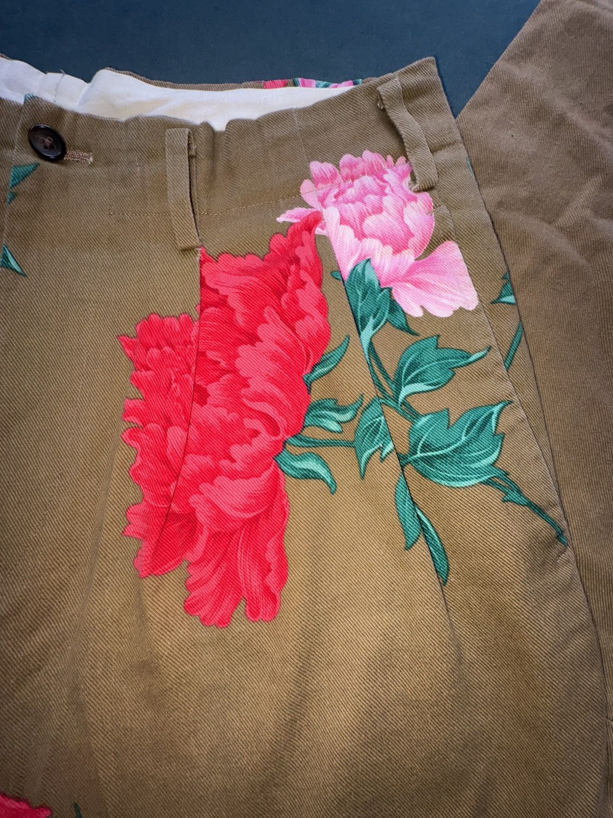 Yohji Yamamoto Deadstock -Archival Yohji Yamamoto 1996 SS Peony Chinos Size US 32 / EU 48 - 11 Thumbnail