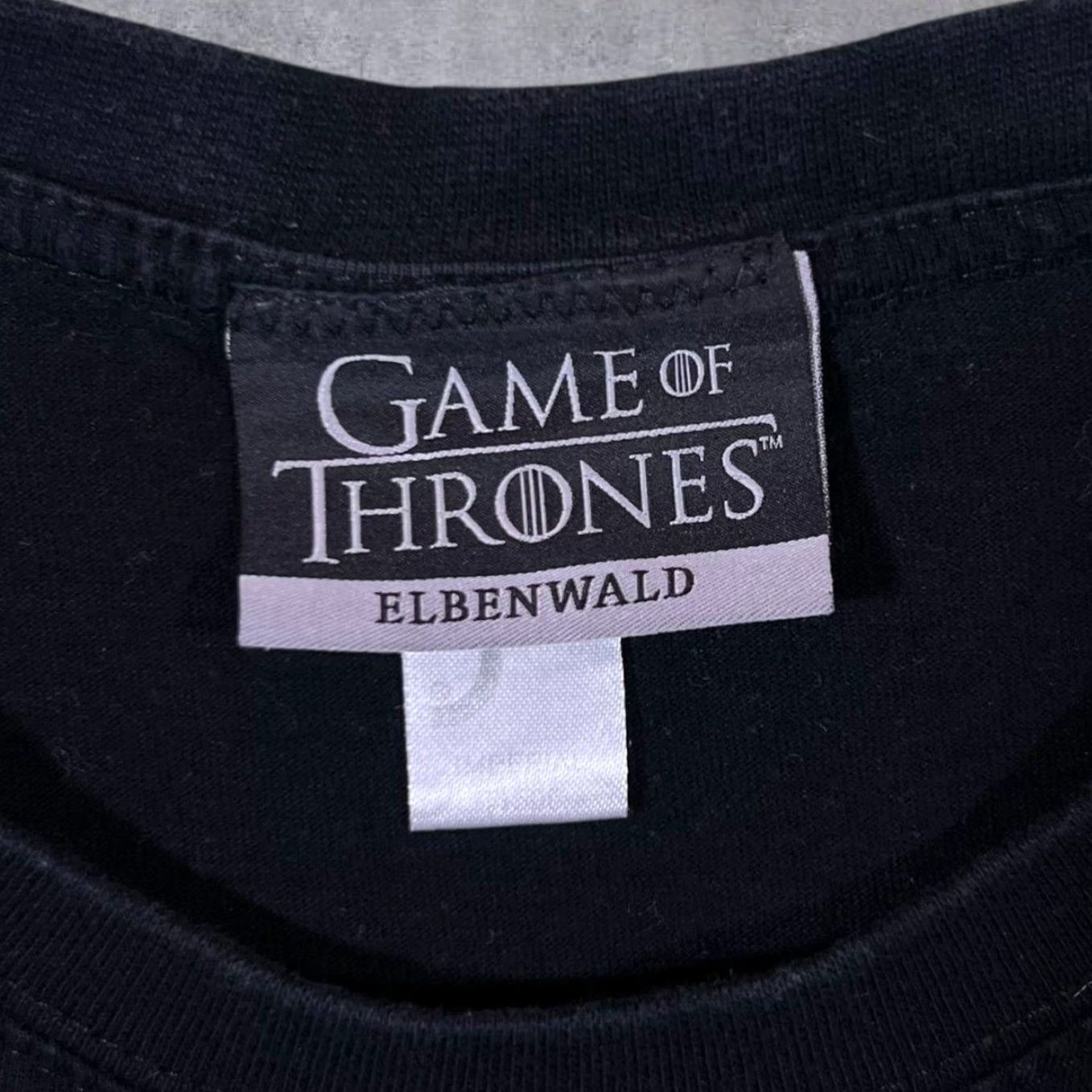 Vintage Game Of Thrones Shirt Mens Large Black Graphic Spellout Front T-Shirt 2016 TV Show Graphic Print Short Sleeve Cotton Logo 90s? Size US L / EU 52-54 / 3 - 3 Thumbnail