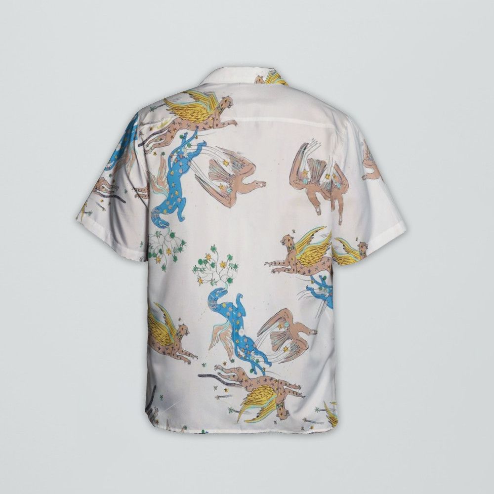 Designer Camp-Collar Shirt – Neutrals | Allover Graphic Statement Size US S / EU 44-46 / 1 - 2 Thumbnail