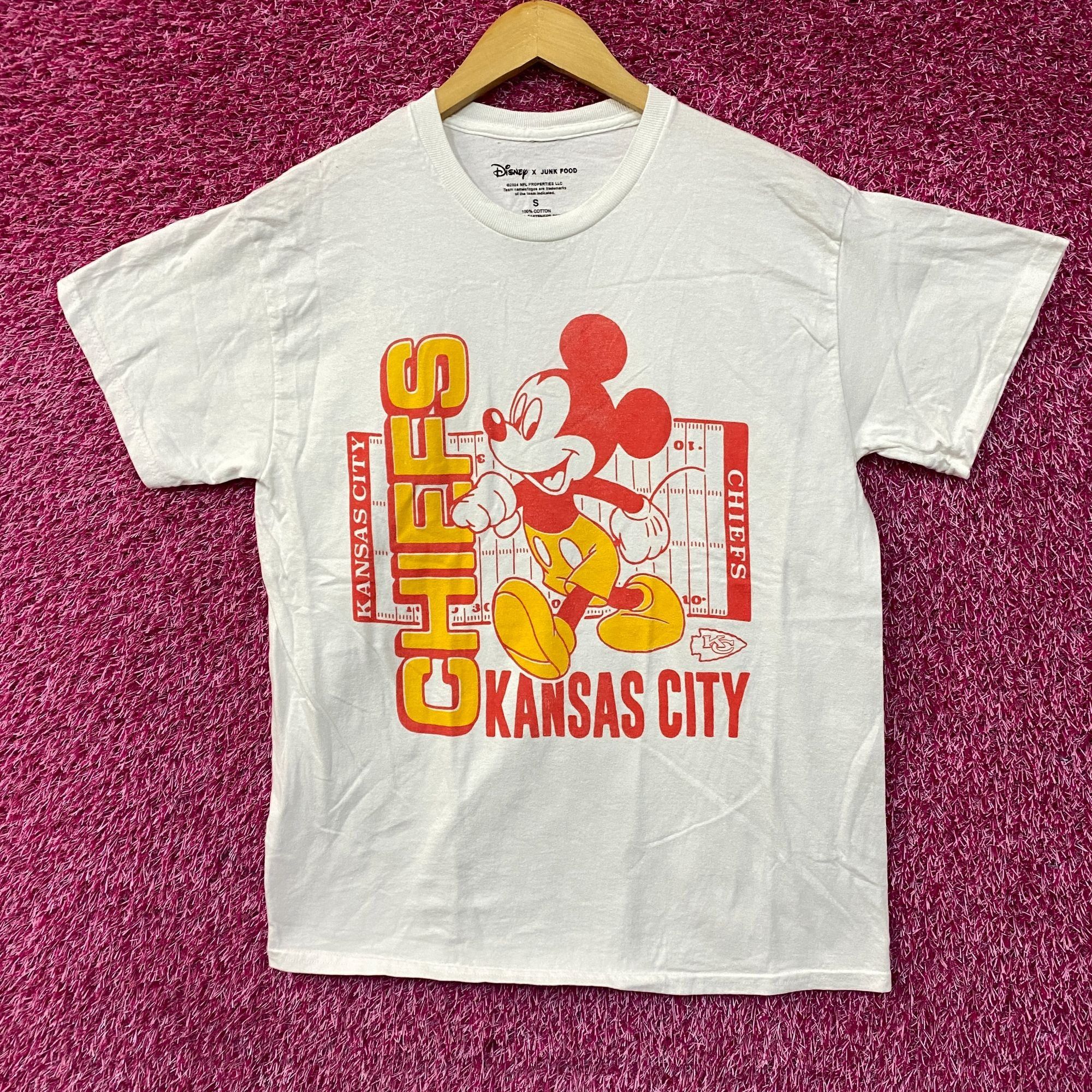 Disney Disney x Junk Food NFL Kansas City Chiefs Mickey Mouse Field Size US S / EU 44-46 / 1 - 1 Thumbnail