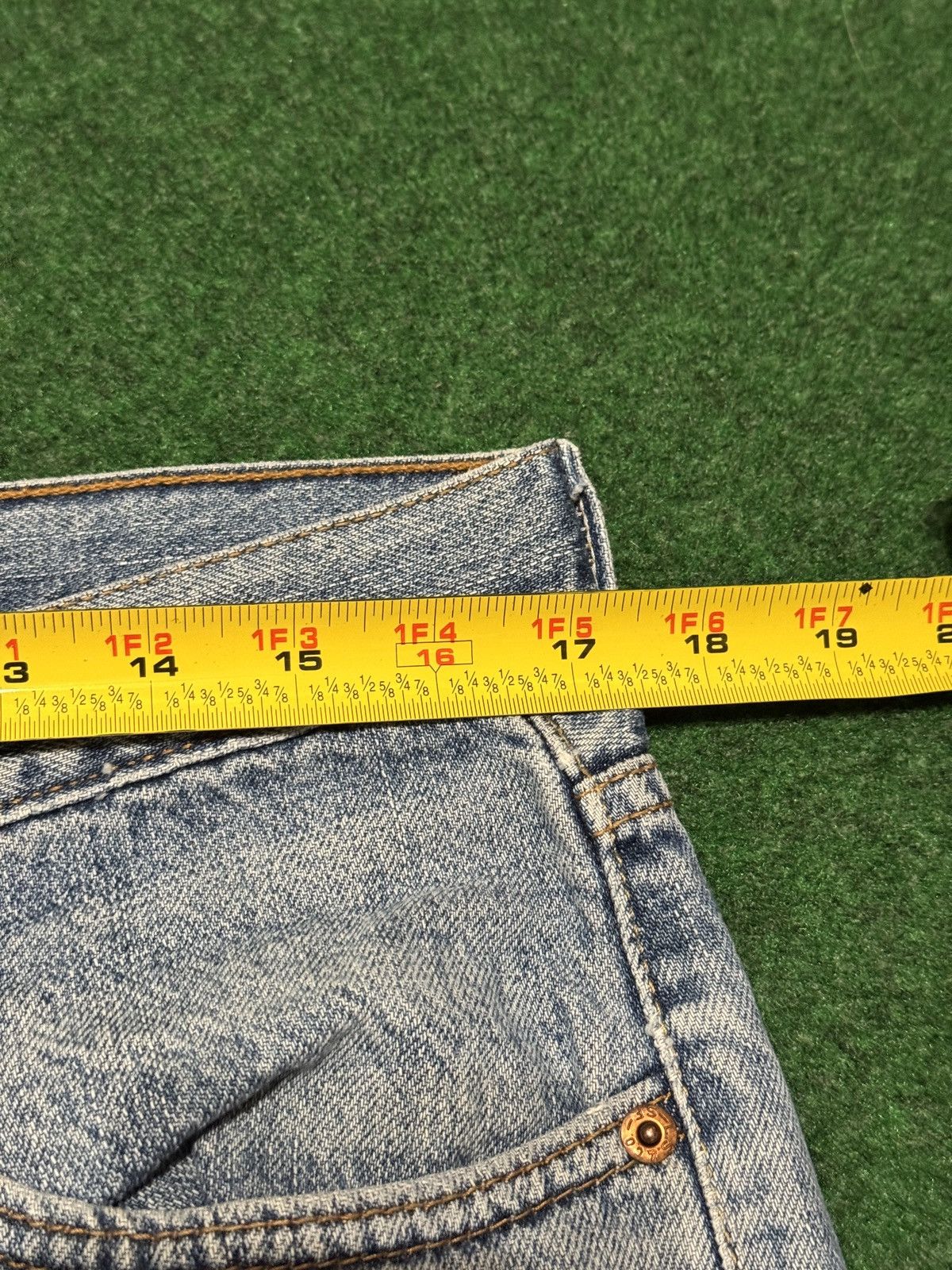 Levi's Y2K Levi’s 550 Relaxed Fit Baggy Jorts Grunge Denim Shorts Size US 34 / EU 50 - 5 Thumbnail