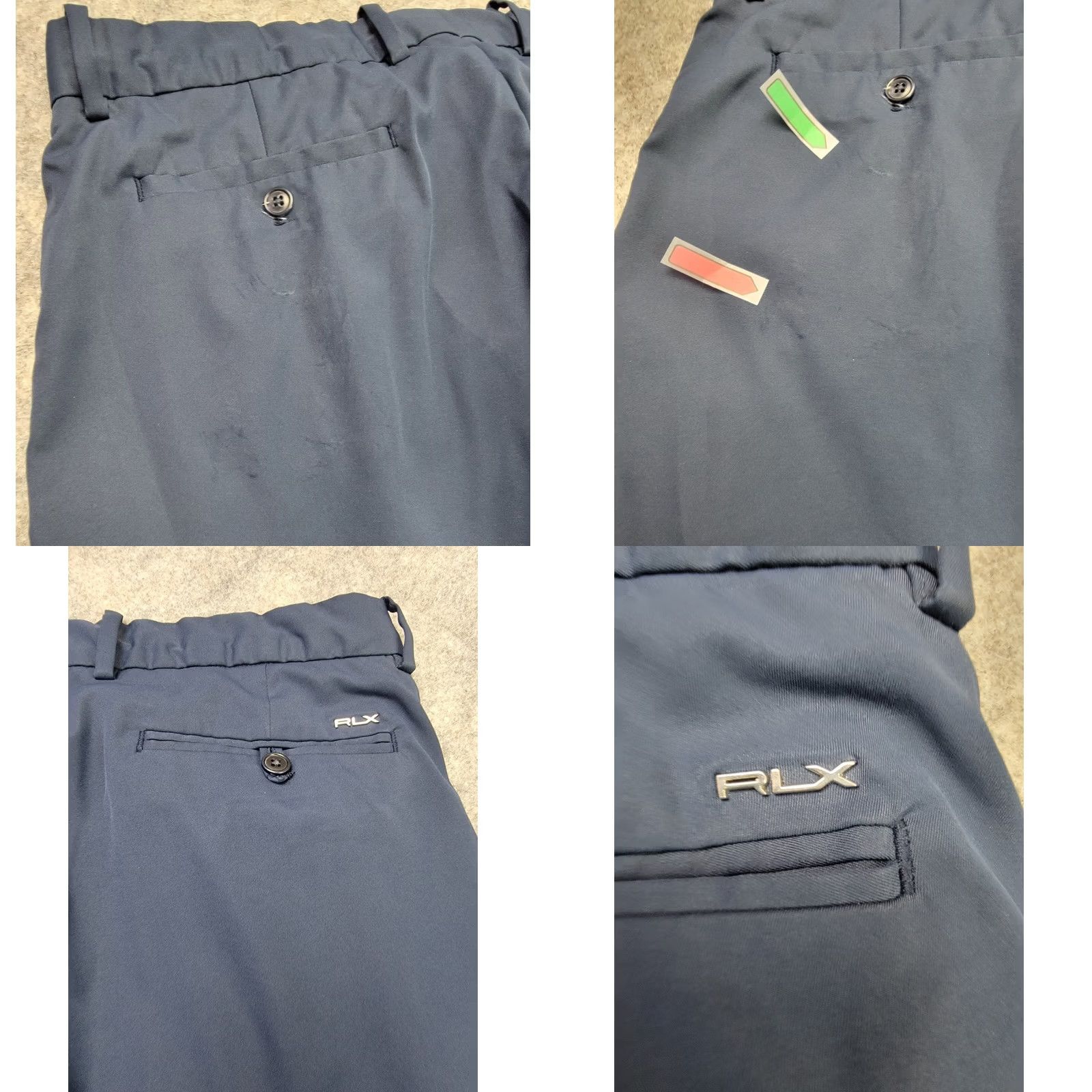 RLX Ralph Lauren RLX Ralph Lauren Pants Mens 34x32 Blue Dress Pants Straight Front Pockets Logo Casual Travel Sports Preppy 90s? Size US 34 / EU 50 - 8 Thumbnail