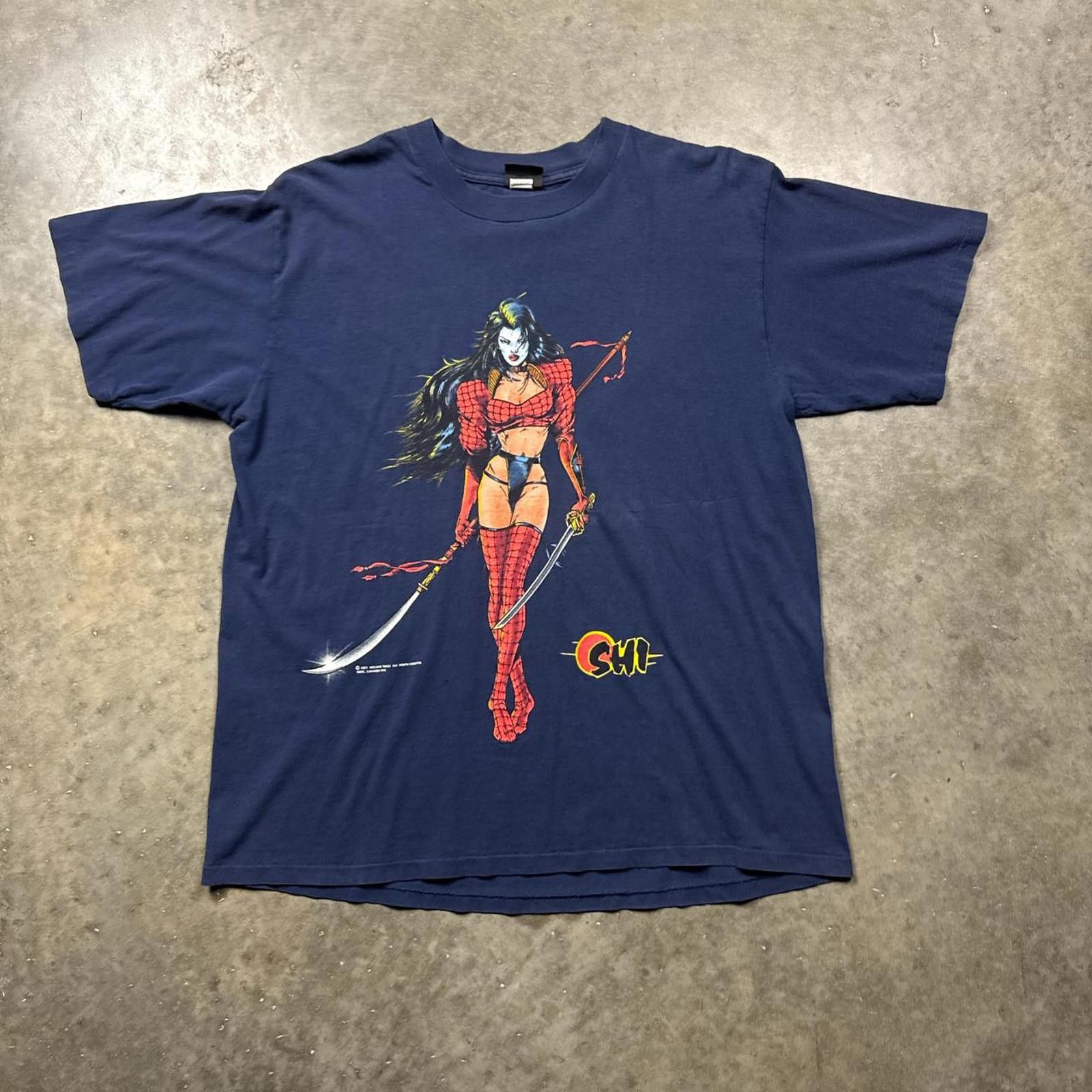 Changes Shi Lady Death Crusade Comics 1997 Vintage Ninja T-Shirt Size US XL / EU 56 / 4 - 1 Thumbnail