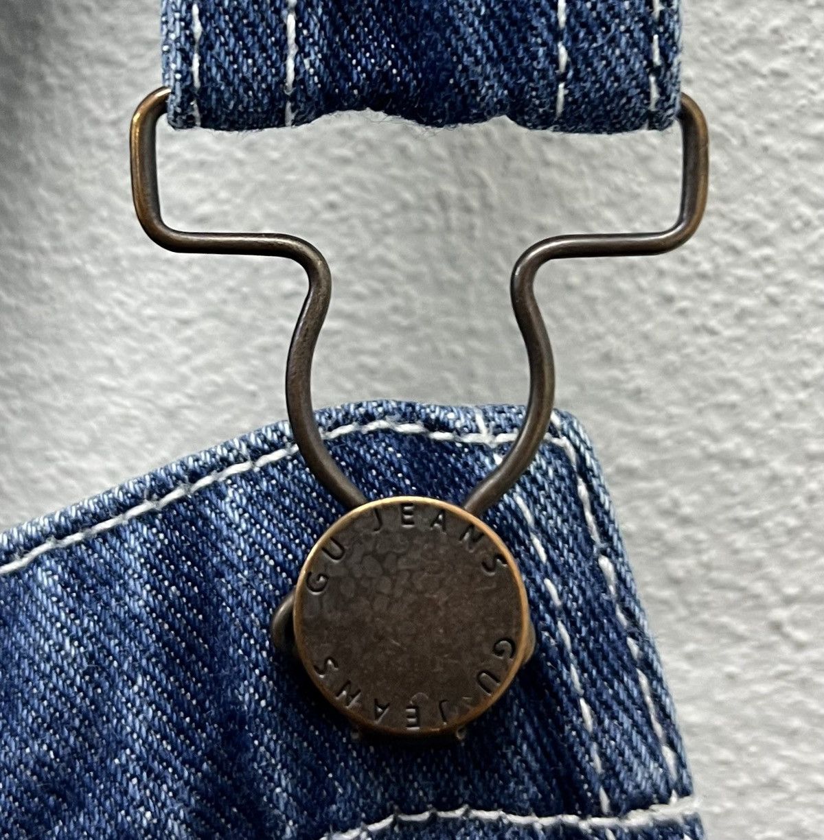 GU VINTAGE GU JEANS OVERALLS Size US 33 - 5 Thumbnail