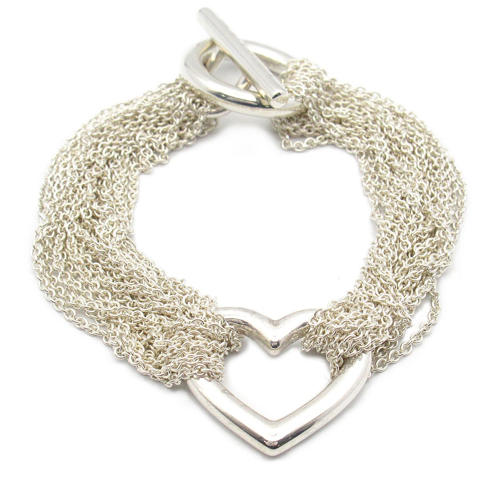 Tiffany & Co. Tiffany Co Toguru Open Heart Bracelet 925 Silver Size ONE SIZE - 1 Thumbnail