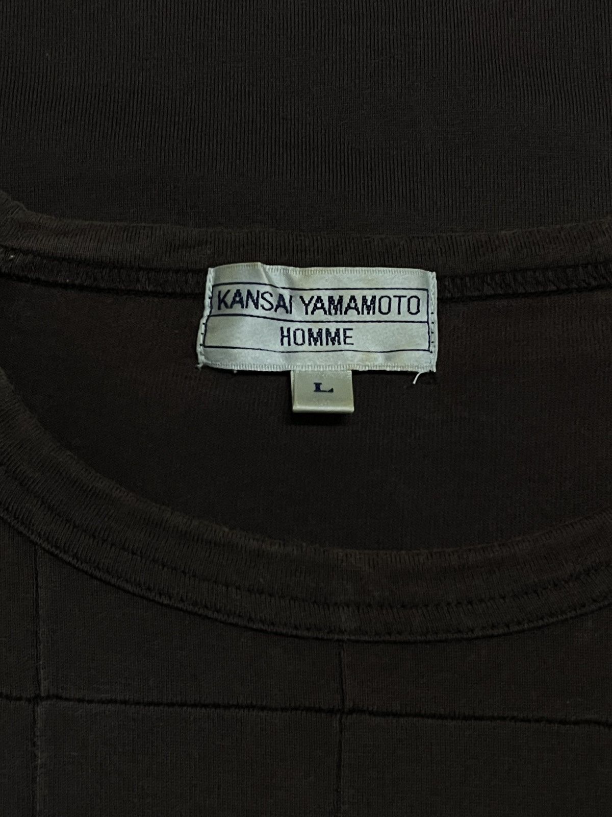 Designer × Japanese Brand × Kansai Yamamoto Vintage 1990s Japan Kansai Yamamoto Relaxed Typography Tee Size US M / EU 48-50 / 2 - 6 Thumbnail