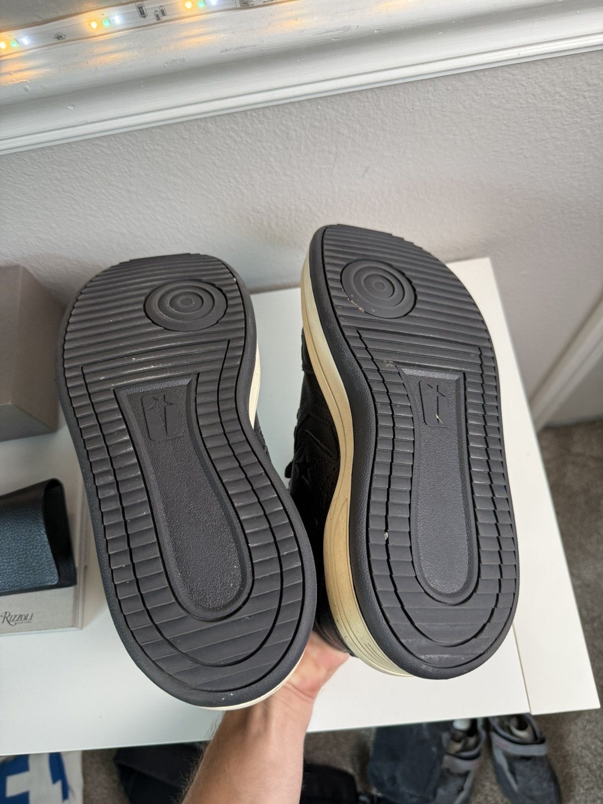 Converse × Rick Owens Drkshdw TURBOWPN OG Black/white Size US 9.5 / EU 42-43 - 7 Thumbnail